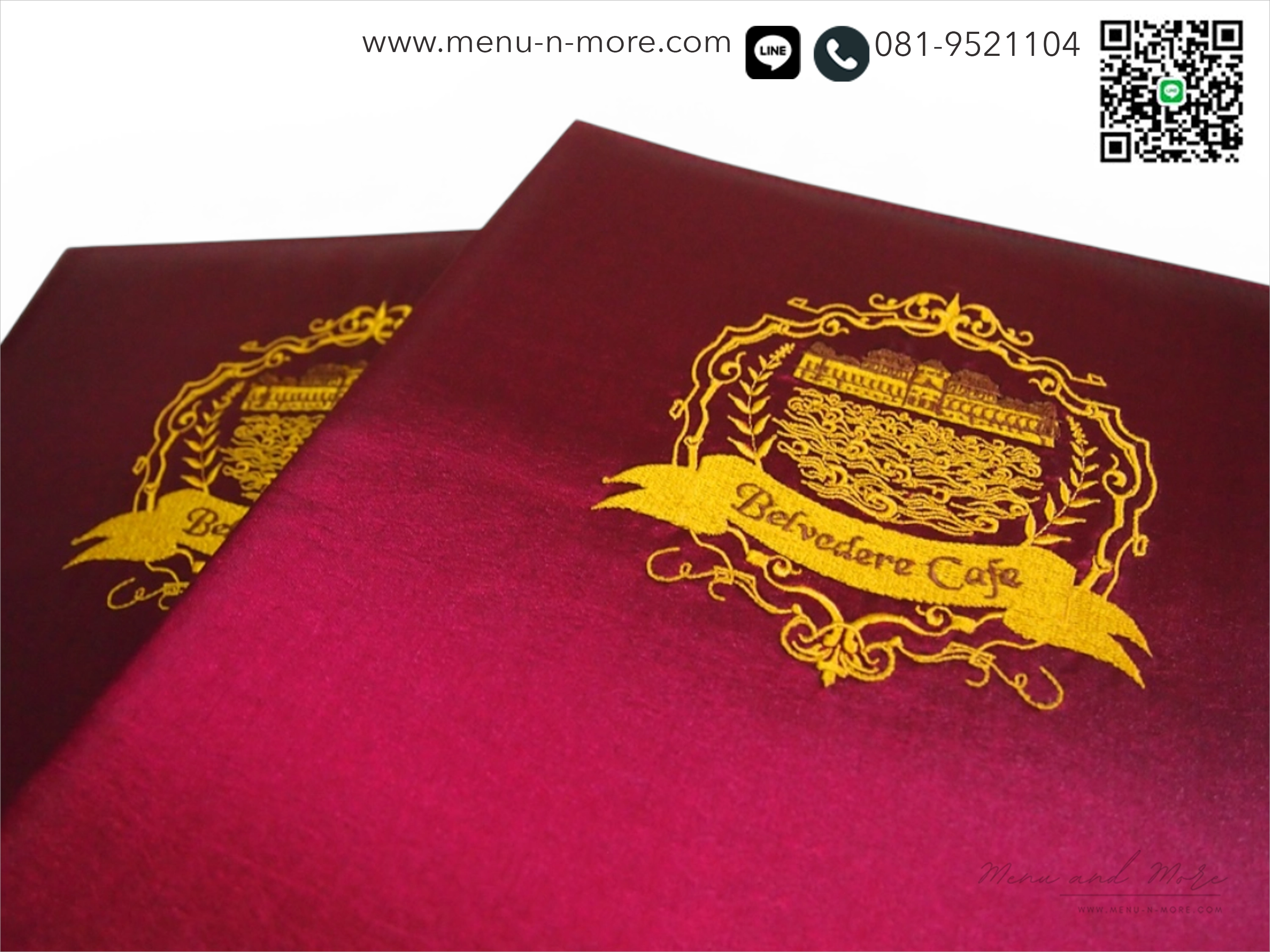 แฟ้มปกเมนูอาหารผ้ากันน้ำ