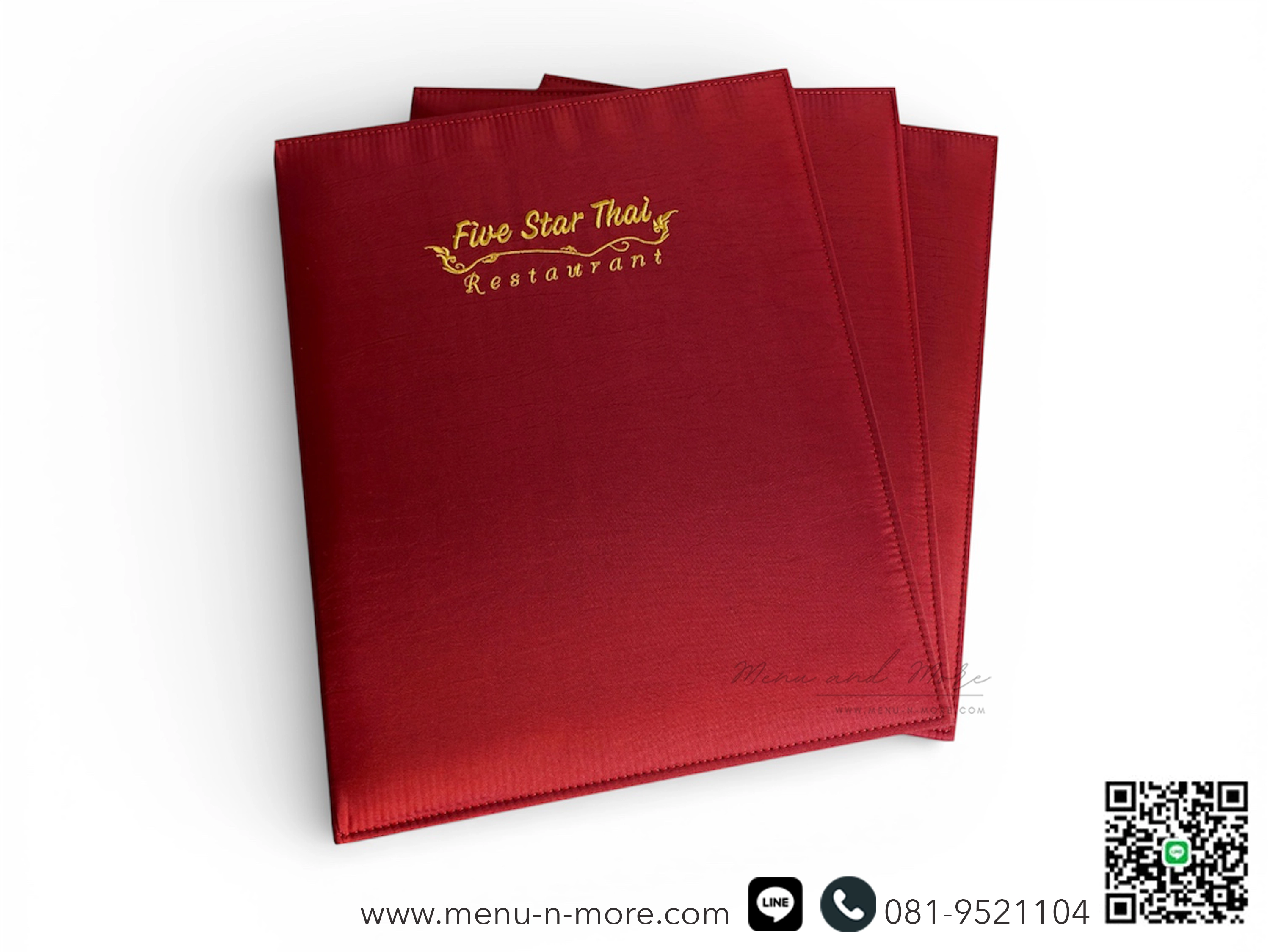 แฟ้มเมนูผ้ากันน้ำ