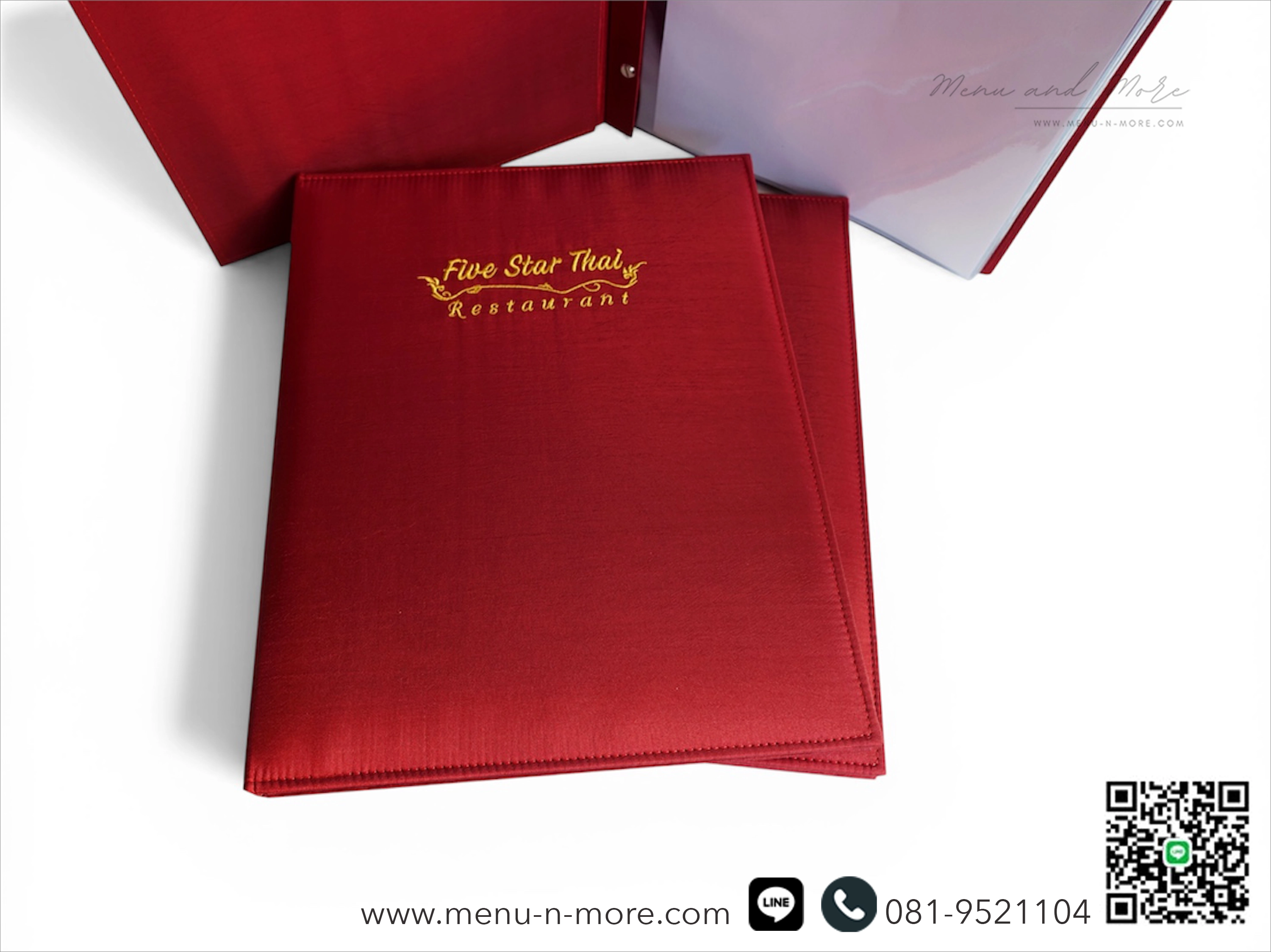 แฟ้มเมนูผ้ากันน้ำ