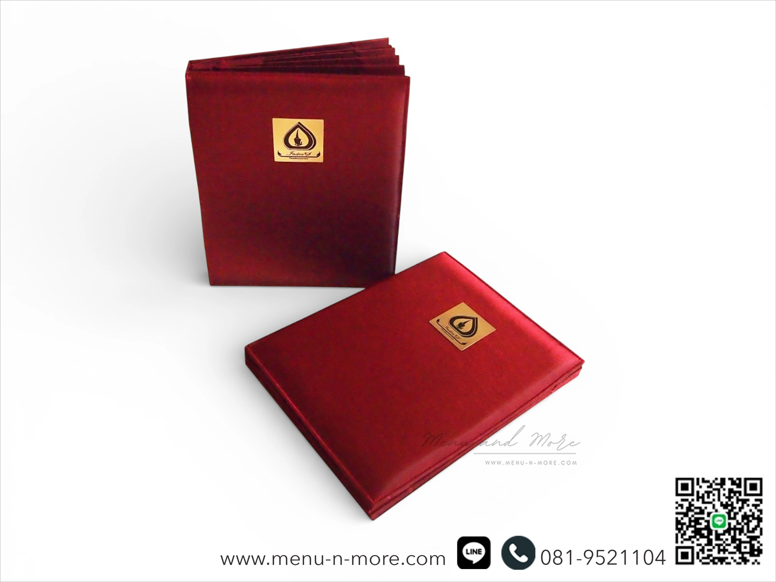 ปกเมนูอาหารทำจากผ้ากันน้ำ