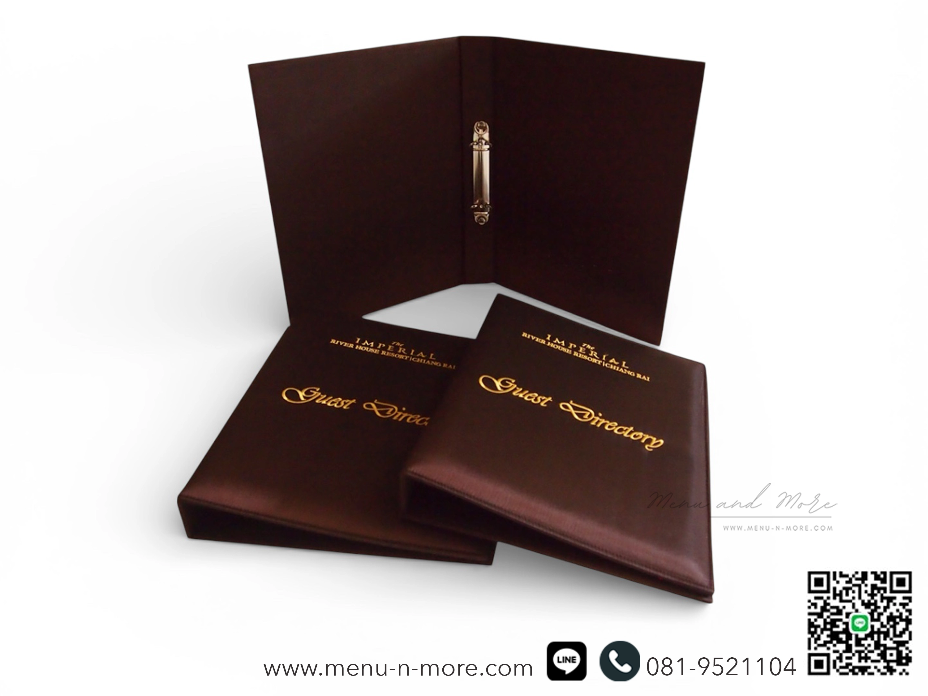 แฟ้มเมนูผ้ากันน้ำ