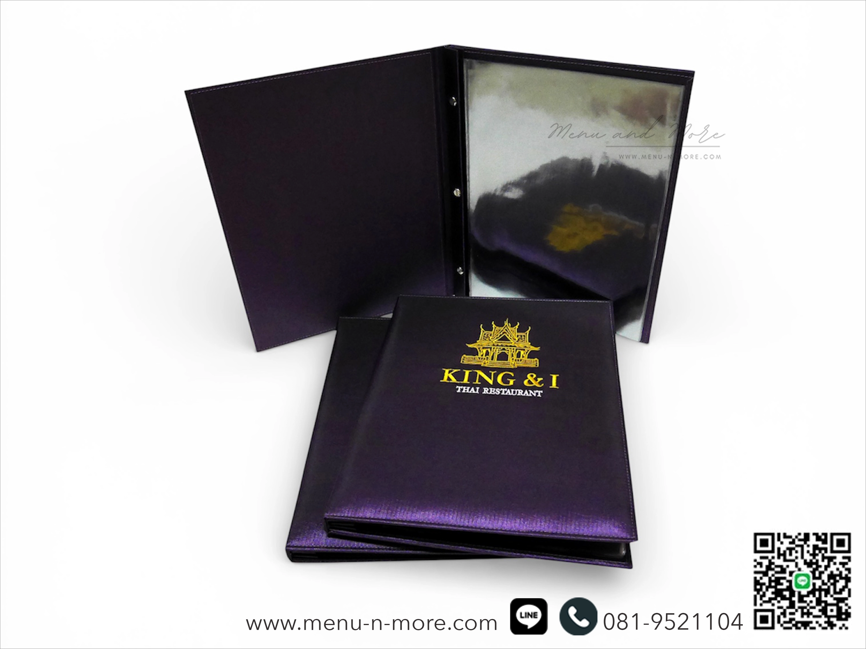 แฟ้มเมนูผ้ากันน้ำ