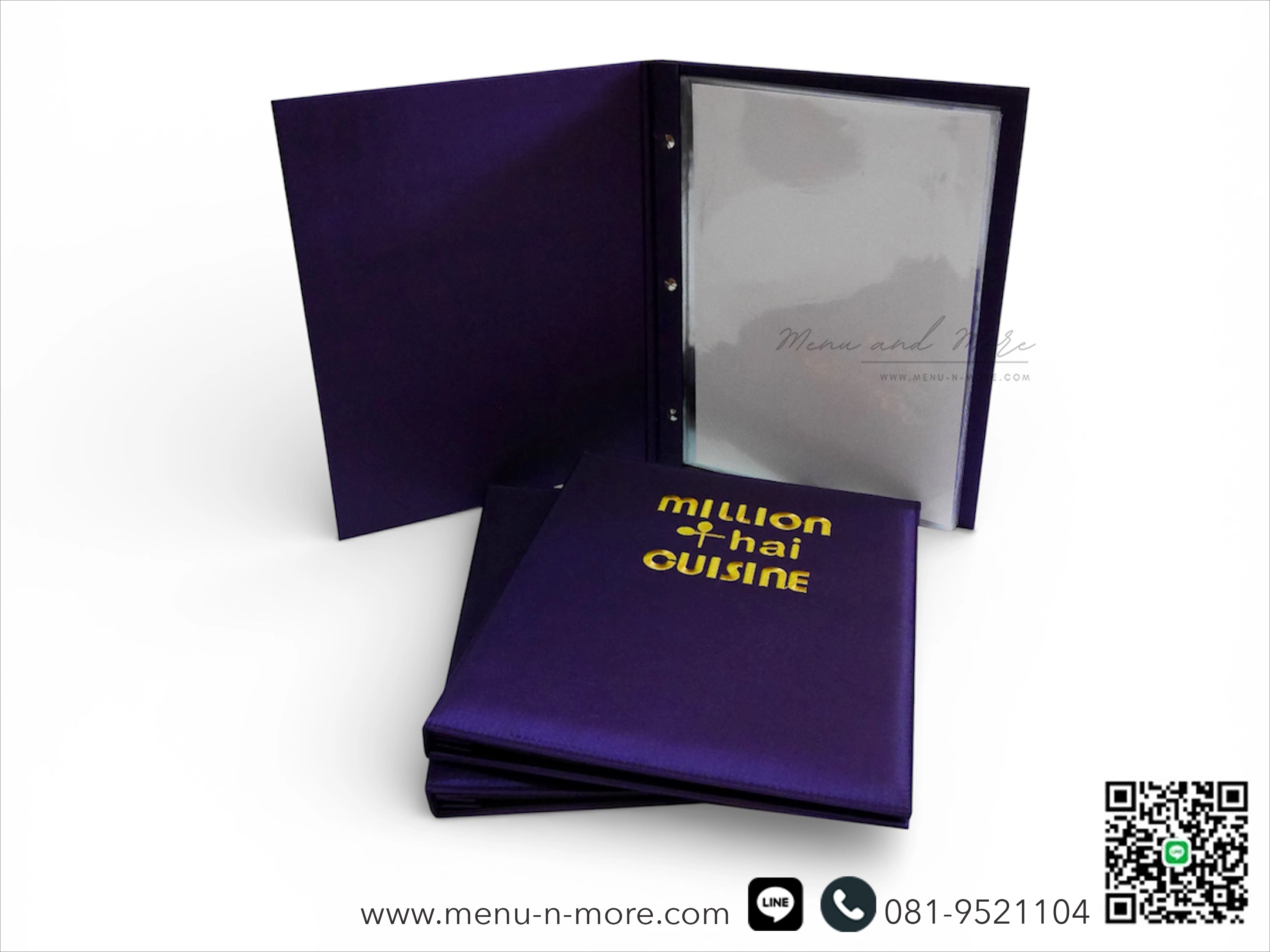 แฟ้มเมนูผ้ากันน้ำ