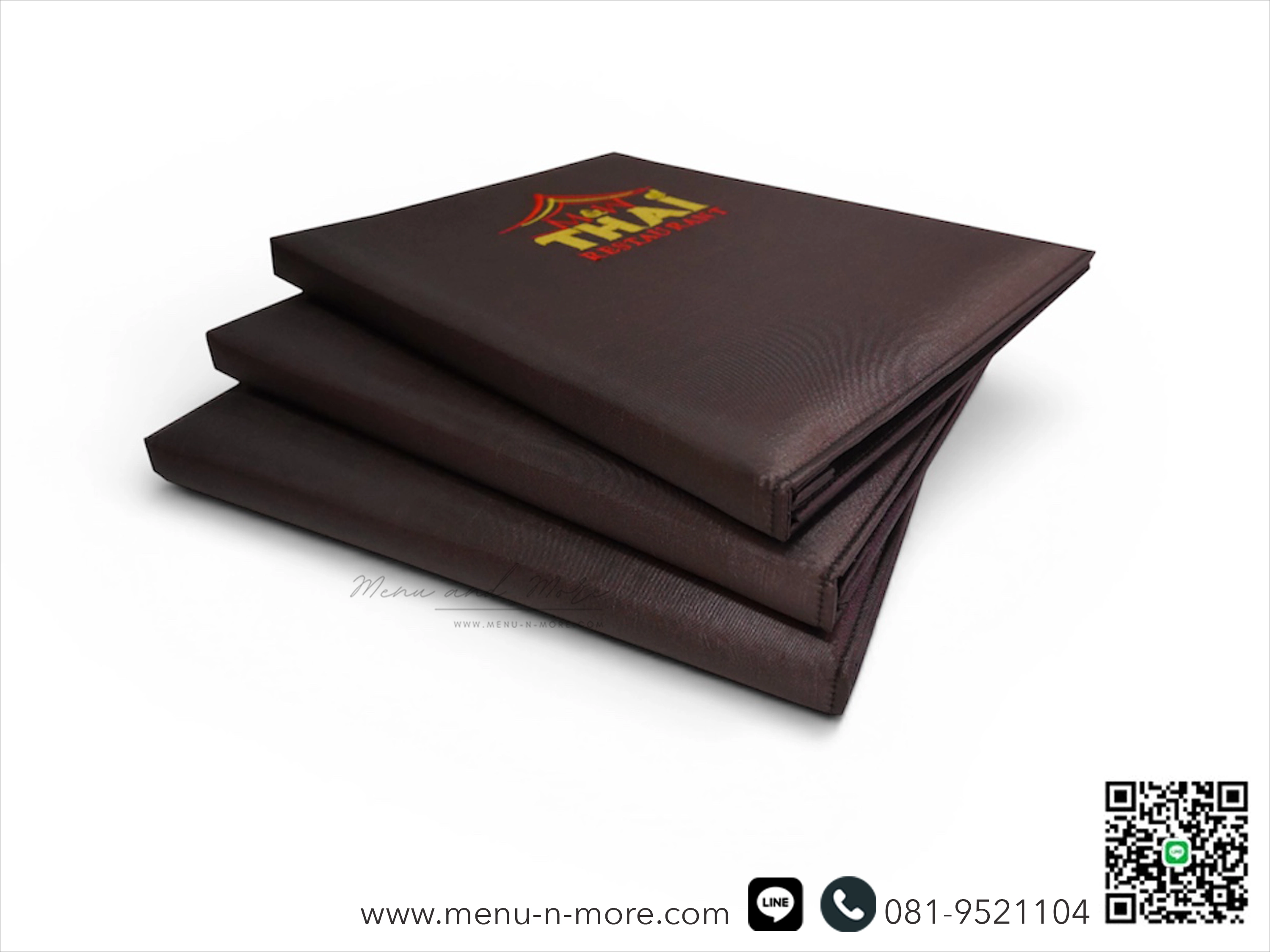 แฟ้มเมนูอาหารทำจากผ้ากันน้ำ