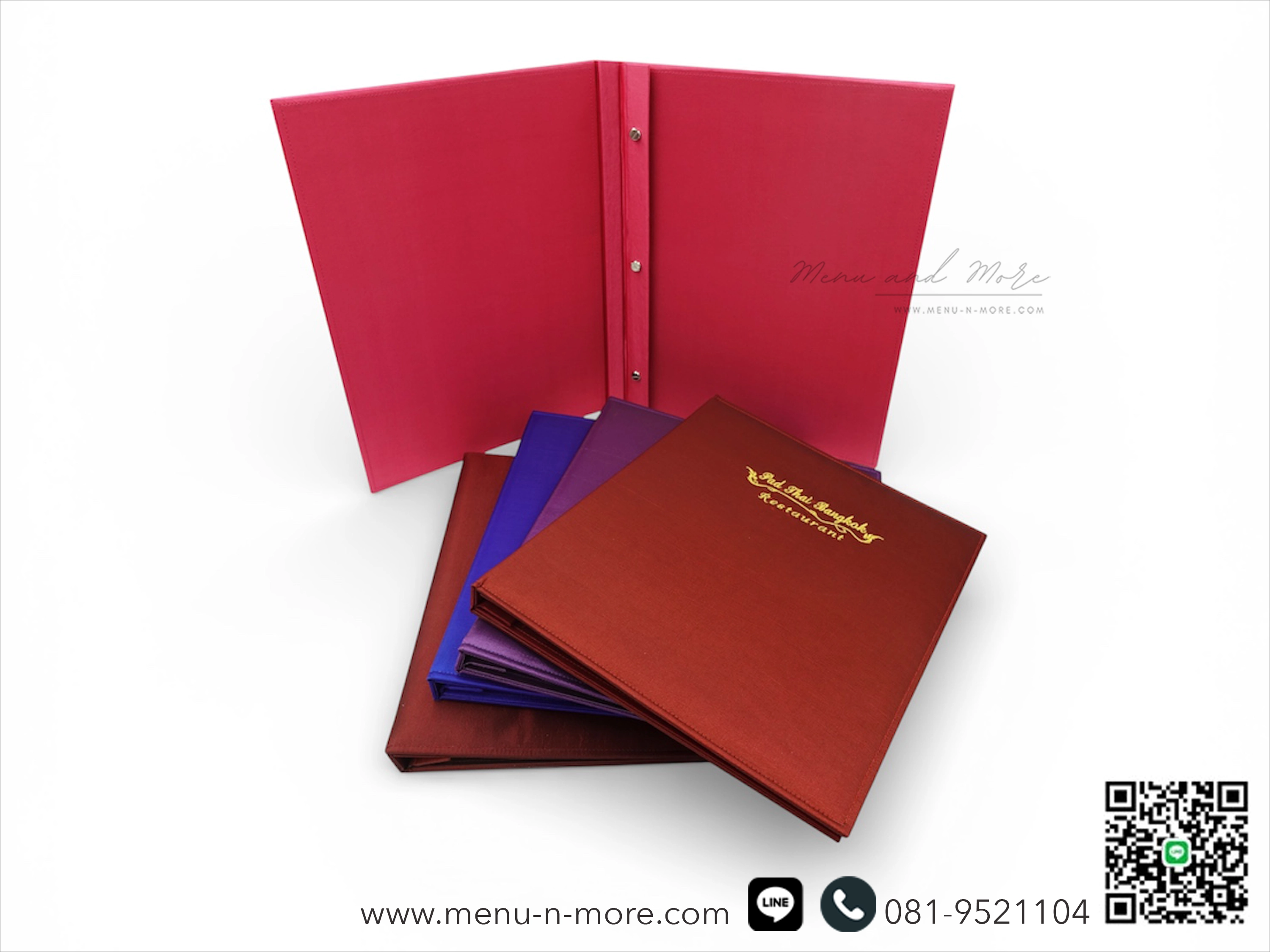 แฟ้มเมนูผ้ากันน้ำ