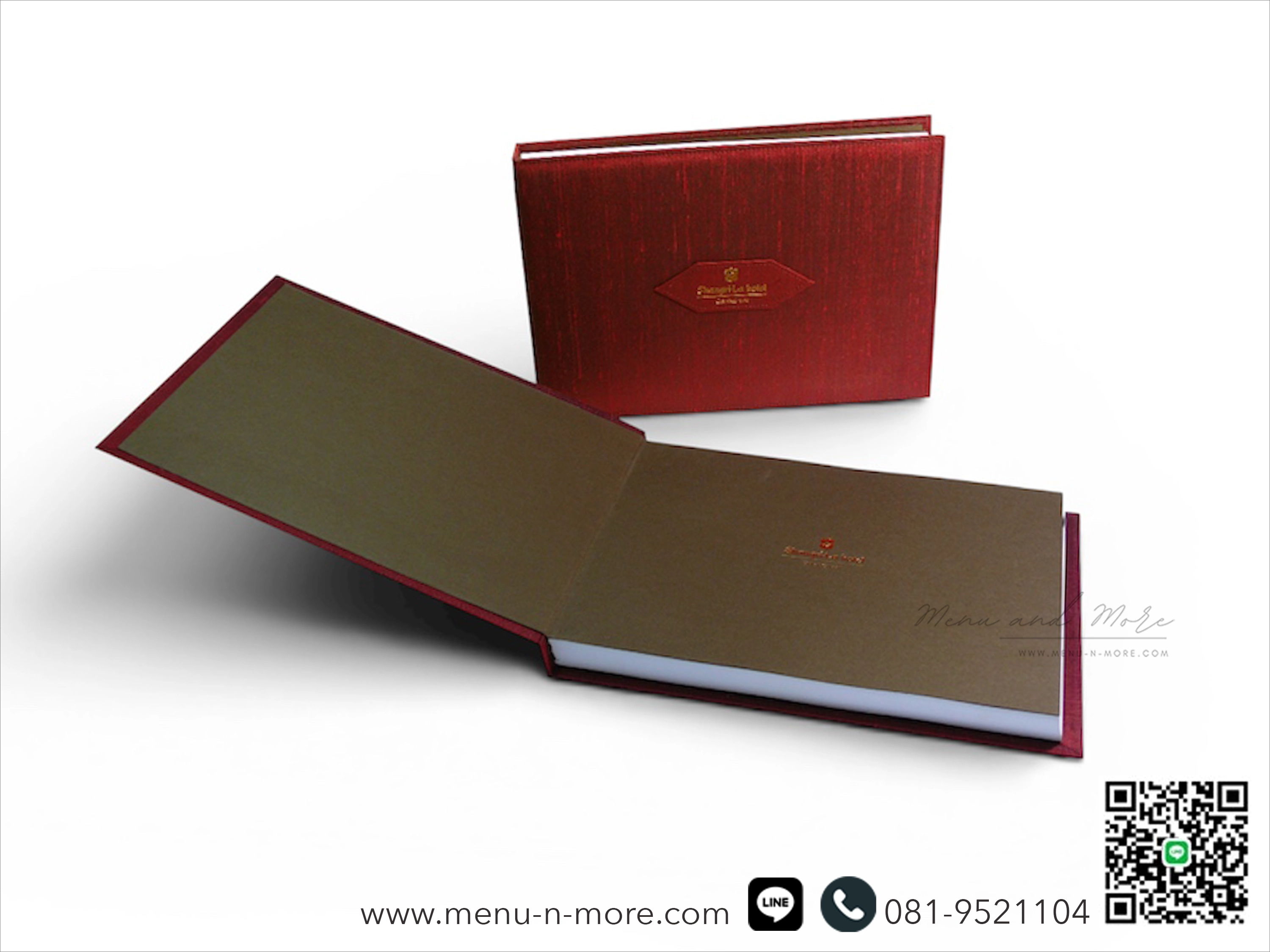 แฟ้มผ้าไหมปั๊มโลโก้