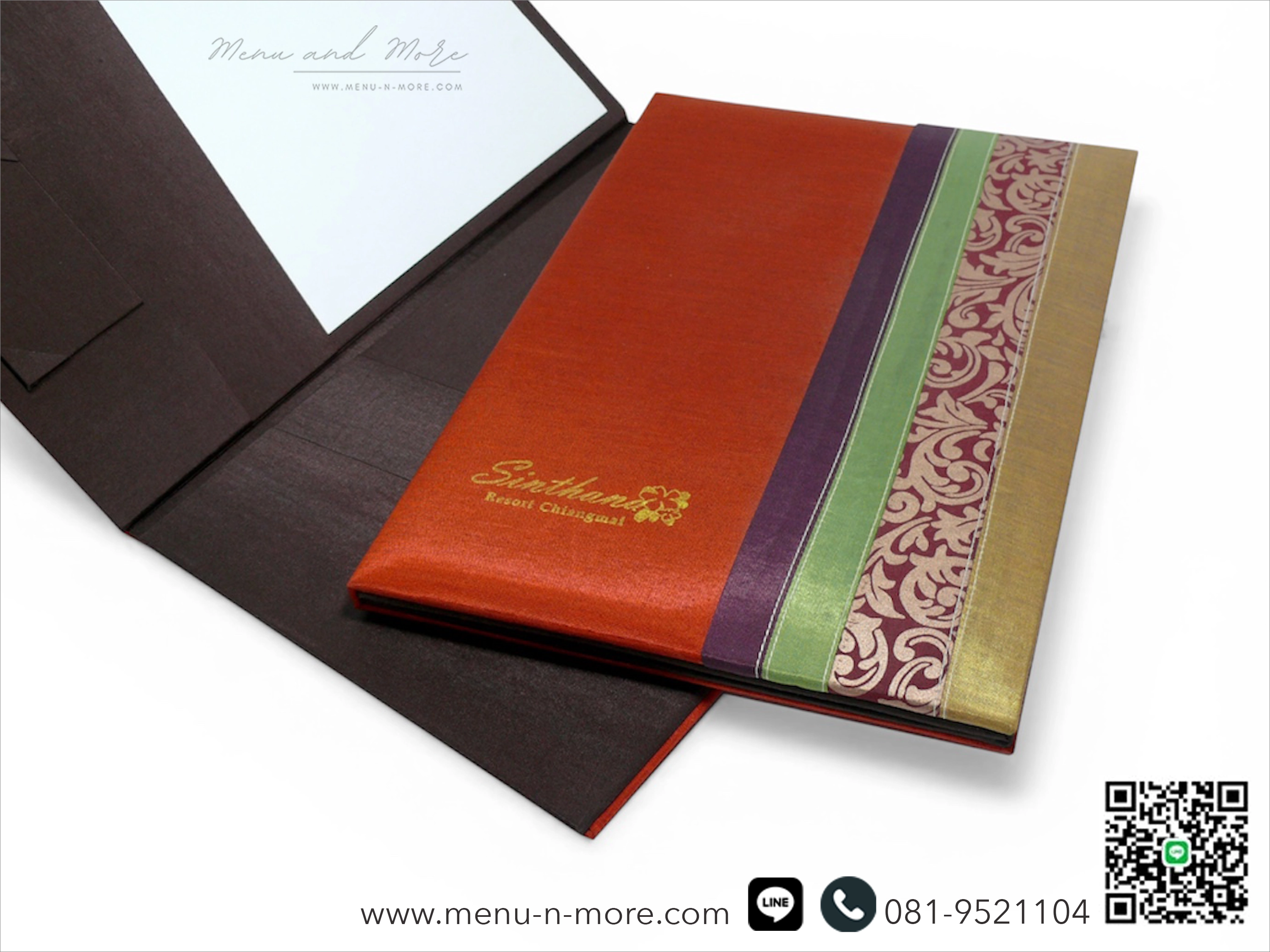 แฟ้มเมนูผ้ากันน้ำ