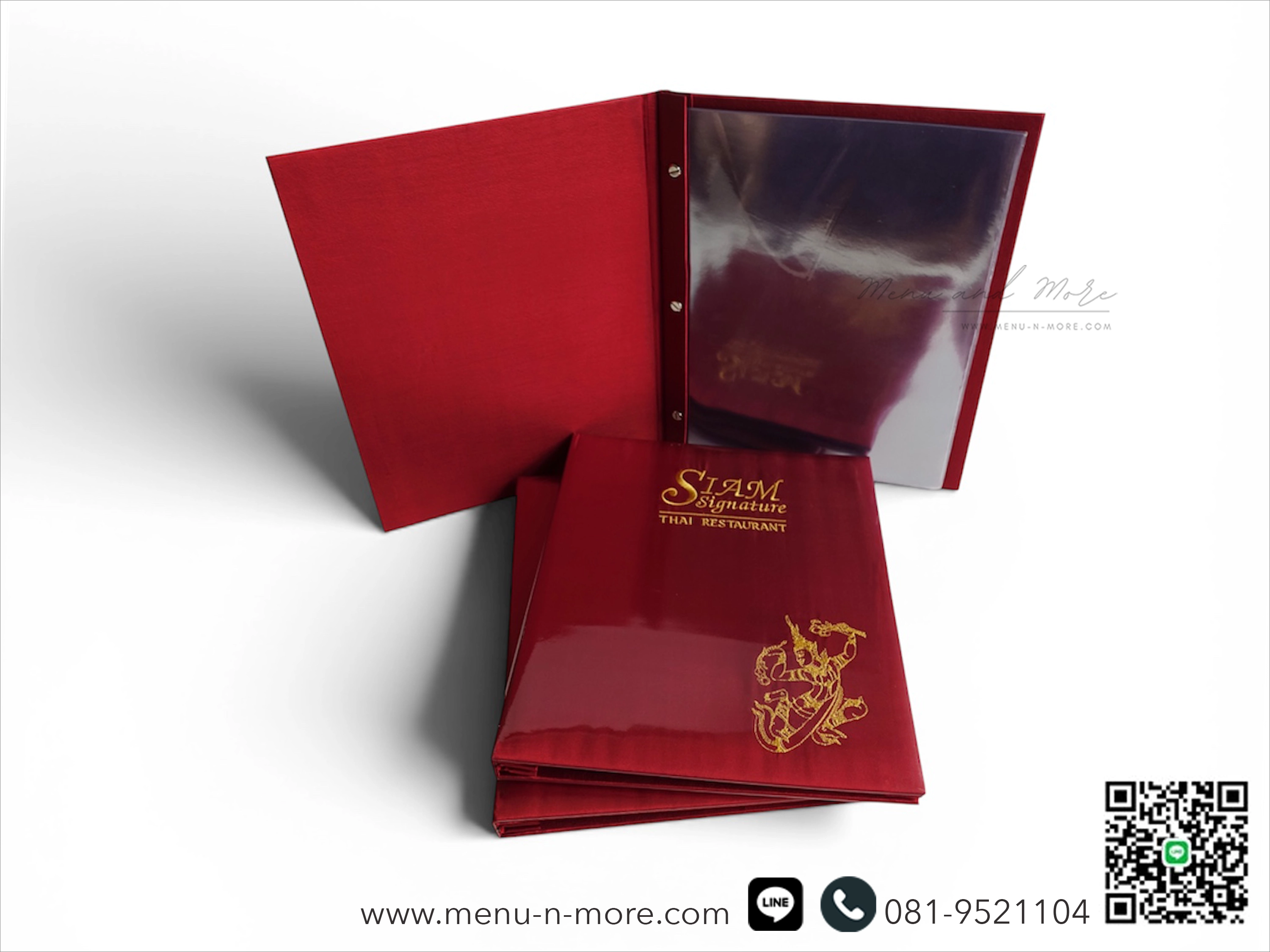 แฟ้มเมนูผ้ากันน้ำ