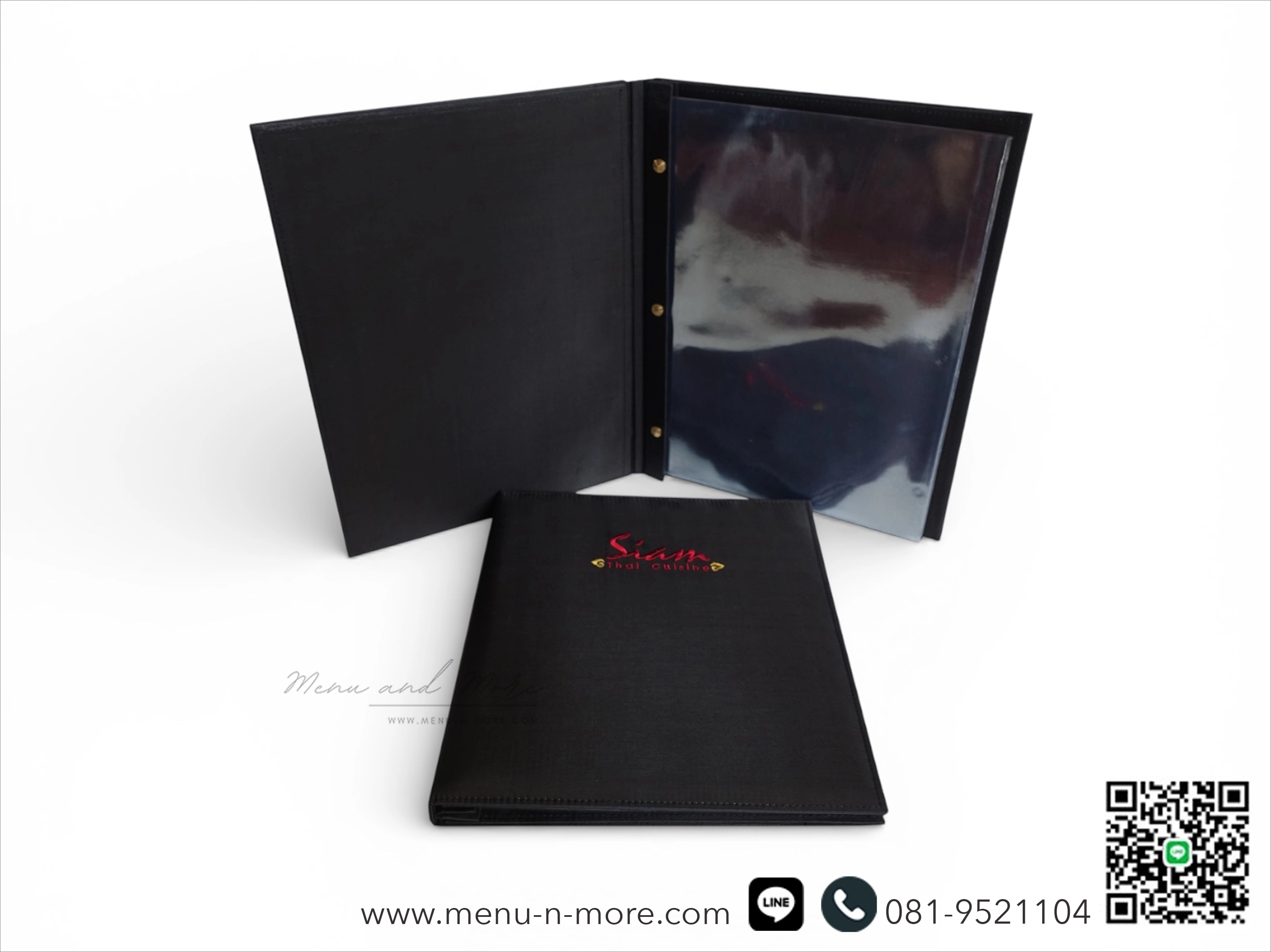 แฟ้มเมนูผ้ากันน้ำ