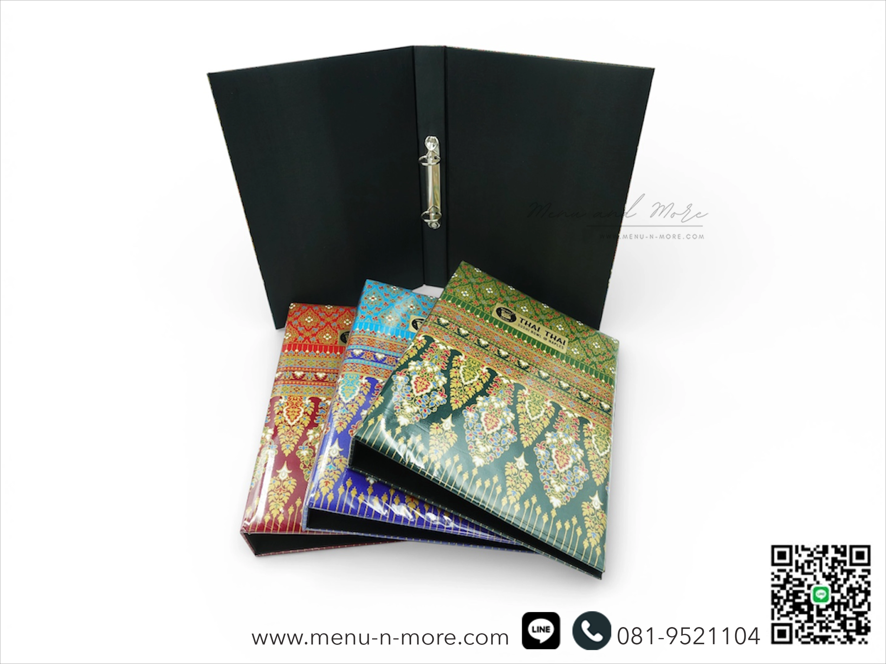 แฟ้มเมนูผ้าไทย