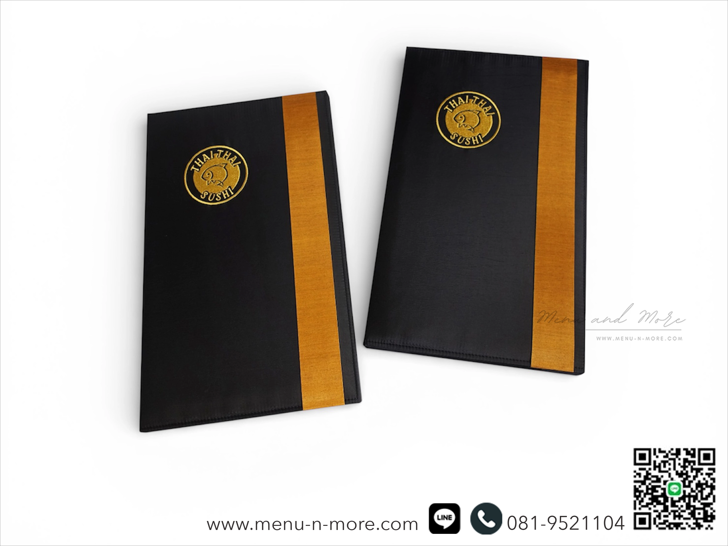 ปกเมนูอาหารทำจากผ้ากันน้ำ