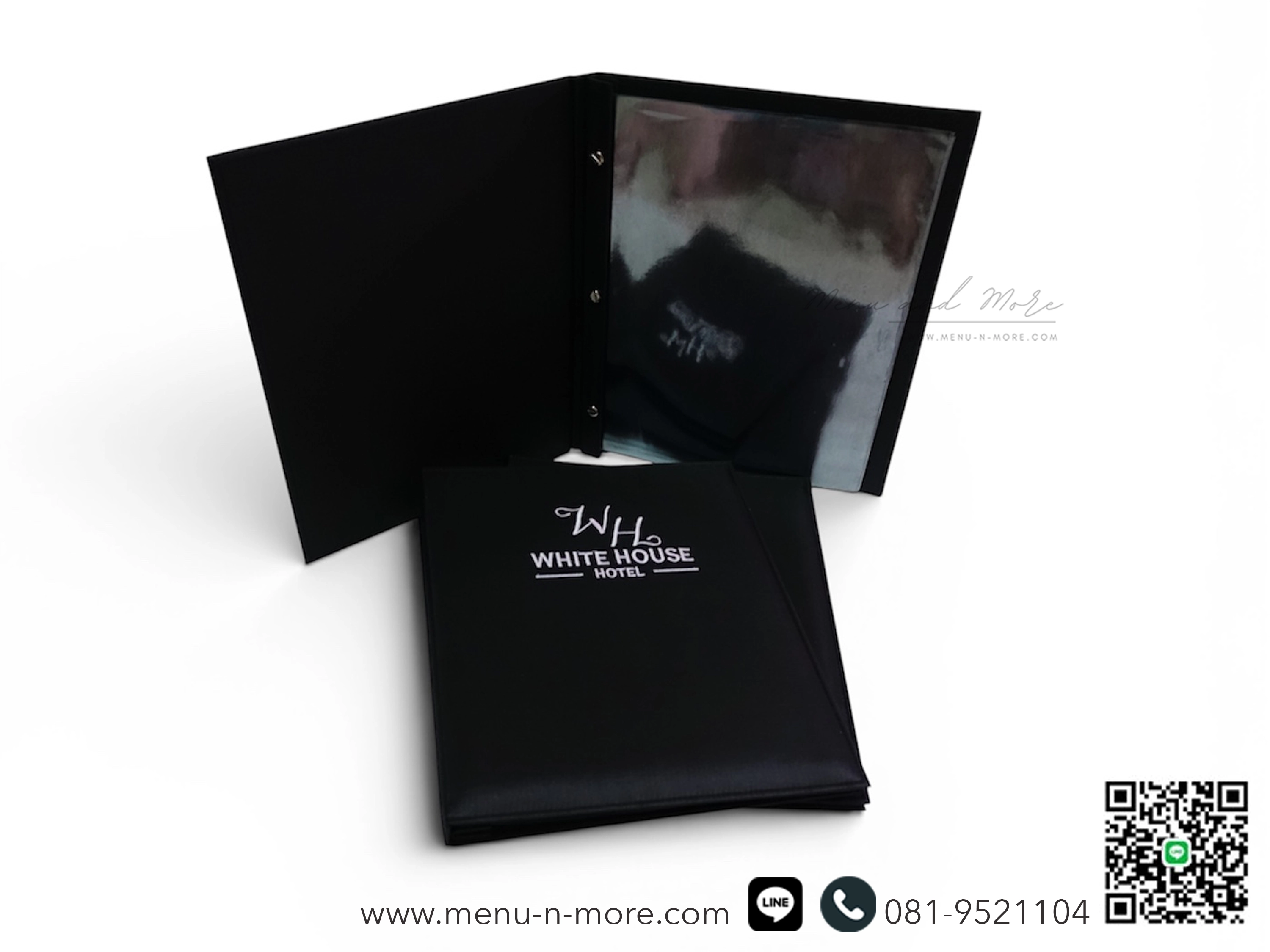 แฟ้มเมนูอาหารทำจากผ้ากันน้ำ