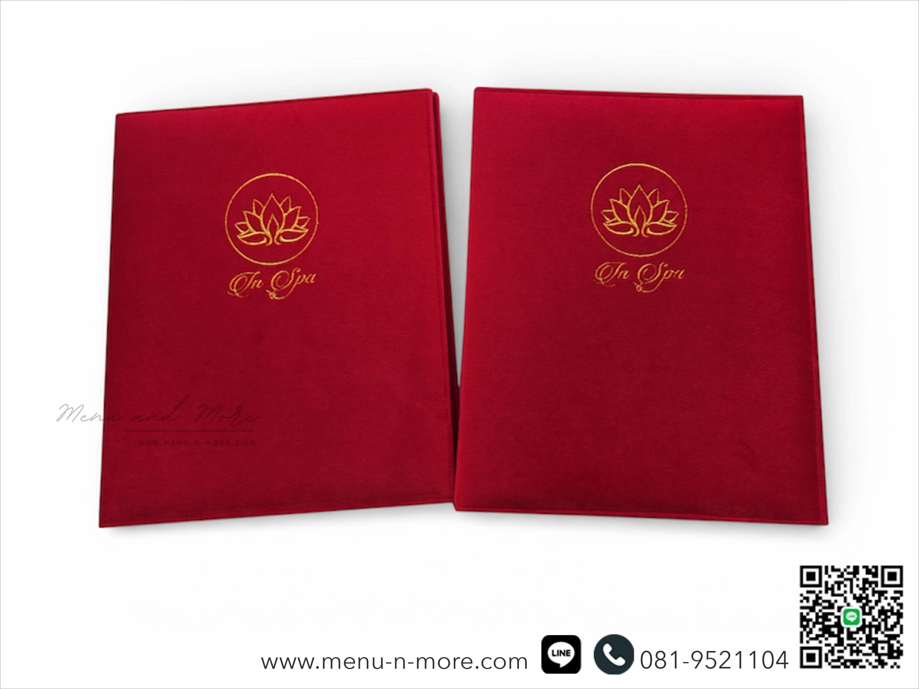 แฟ้มปกเมนูสปา