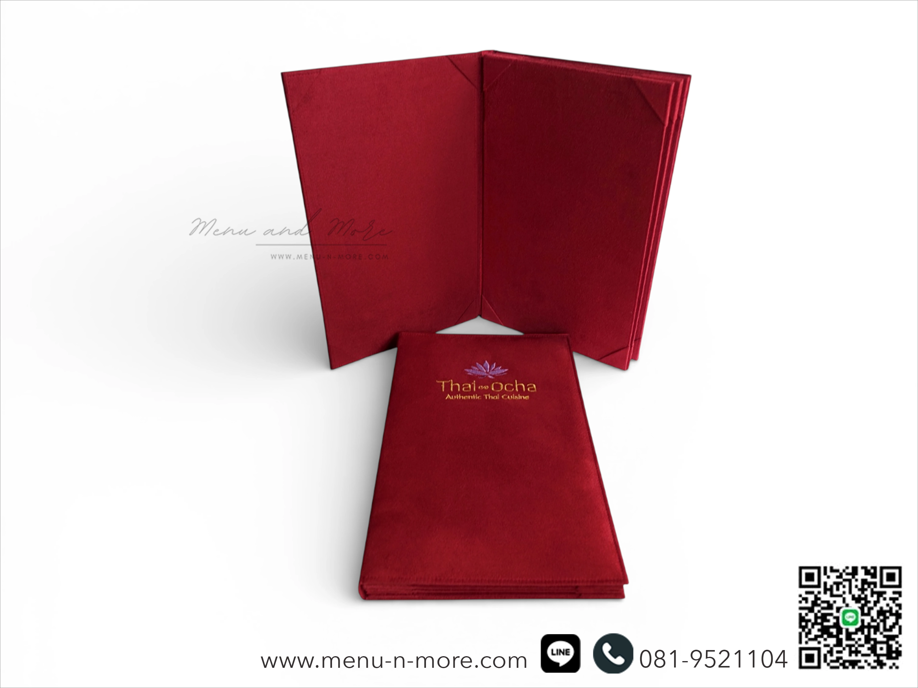 แฟ้มเมนูผ้าทำกันน้ำ