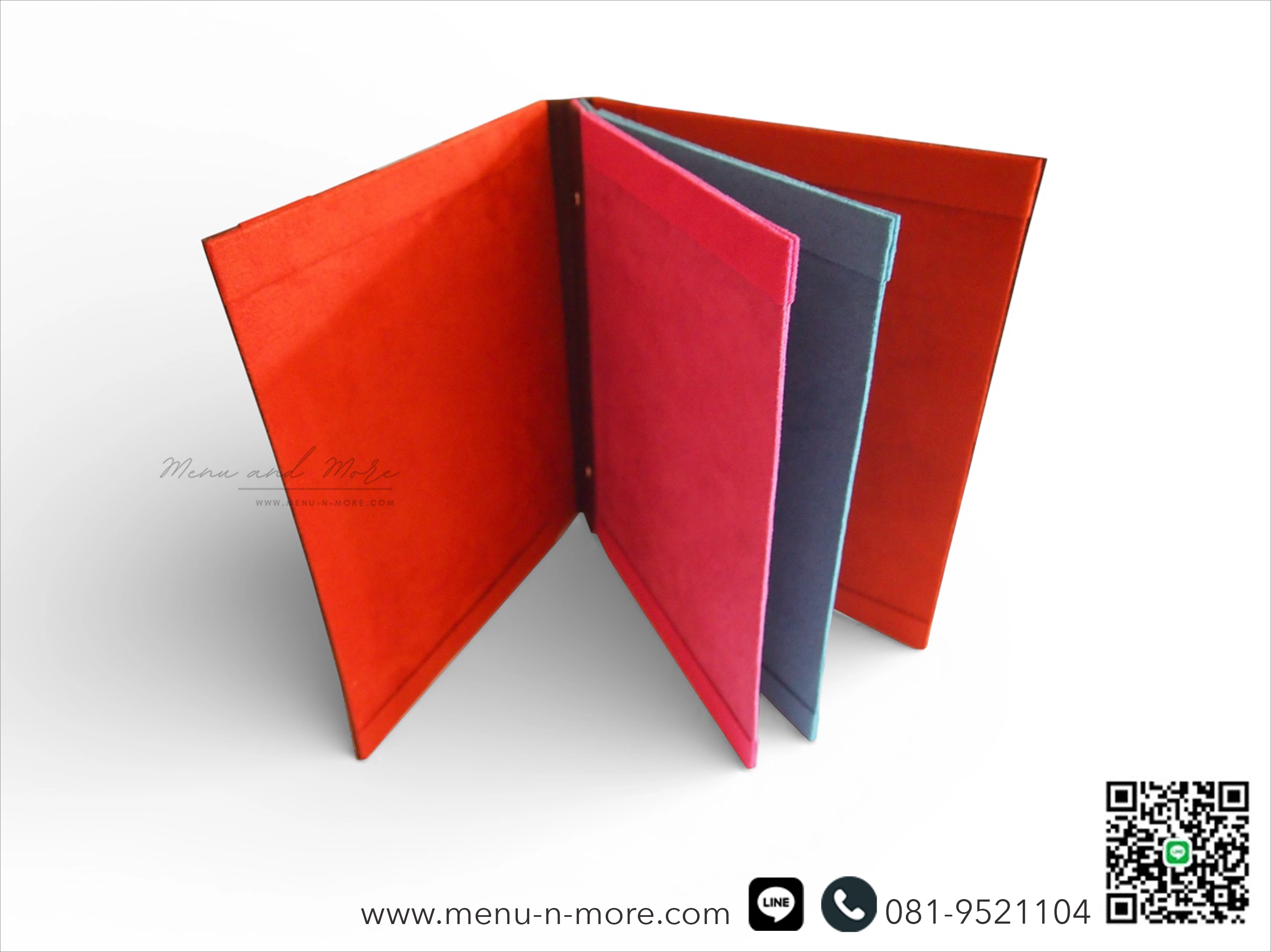 แฟ้มเมนูผ้ากันน้ำ