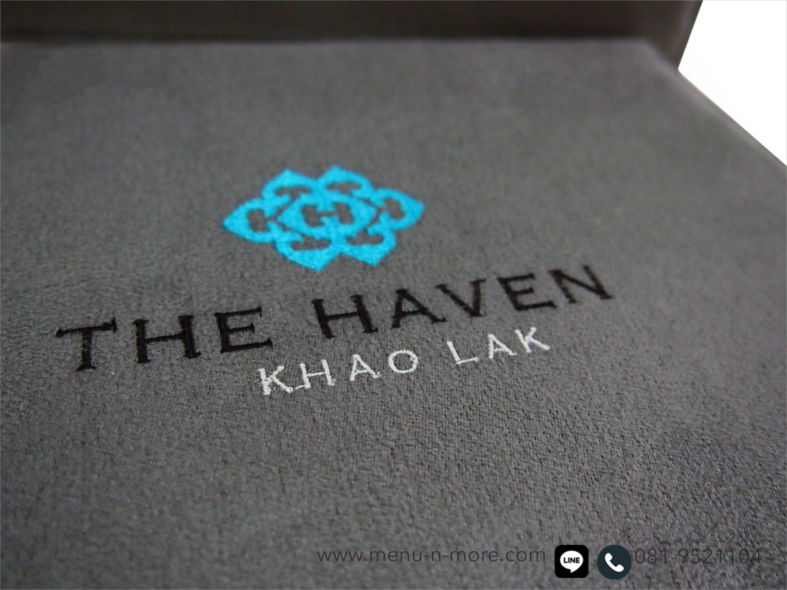 เมนูอาหารผ้ากันน้ำ