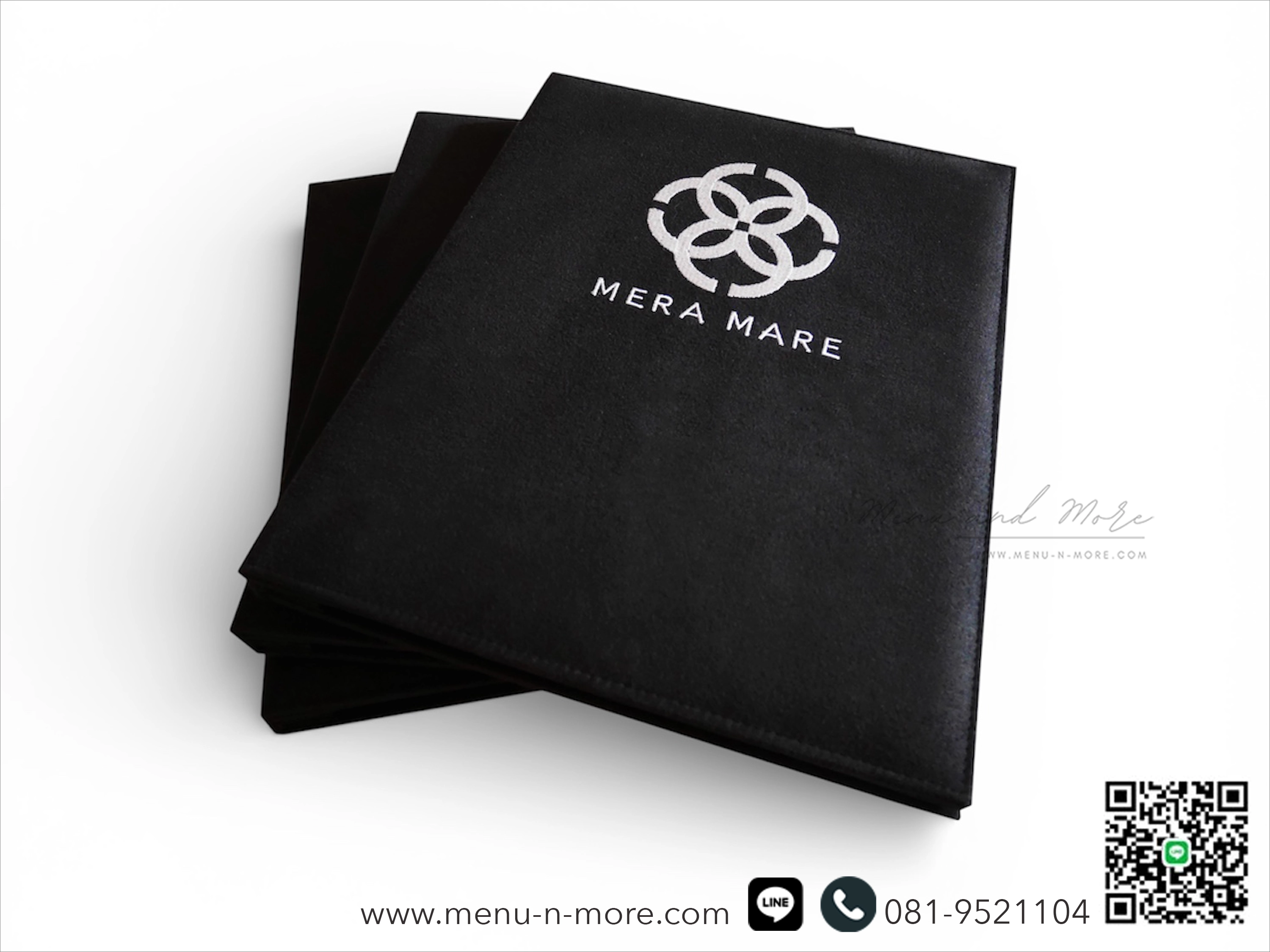 แฟ้มเมนูอาหารทำจากผ้ากันน้ำ