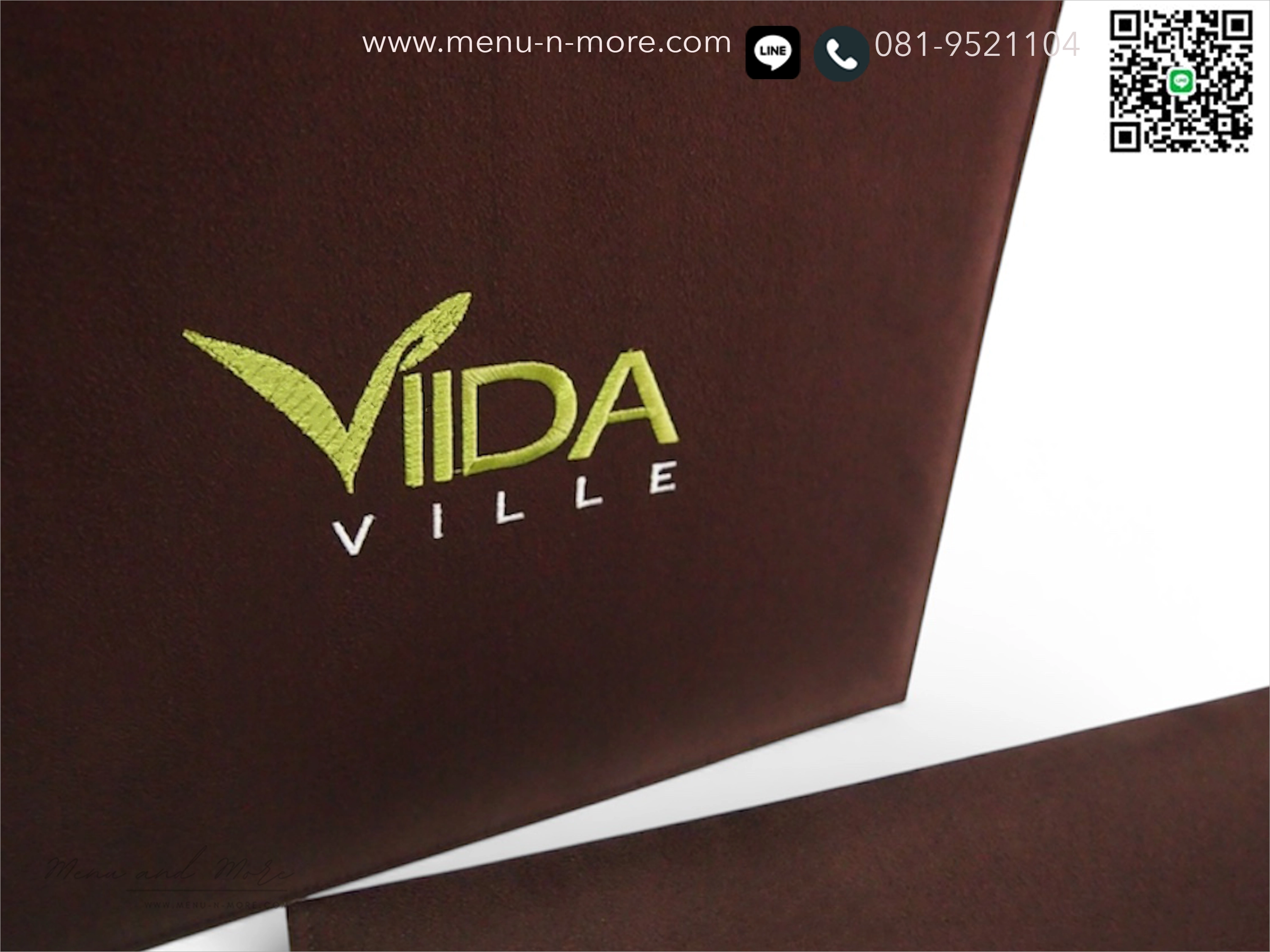 แฟ้มเมนูสปาผ้ากันน้ำ