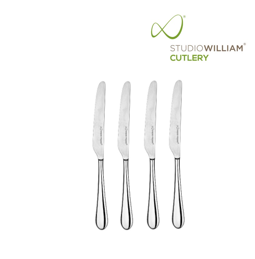 STUDIO WILLIAM Mulberrry Mirror - Butter Knife 172 mm. (4 pieces/set)