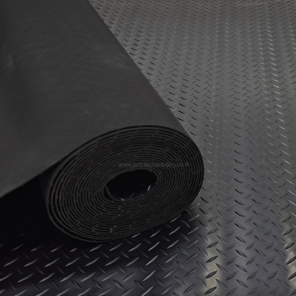 Diamond Patterned Rubber Mat ( Anti-Slip) - polytechindustry