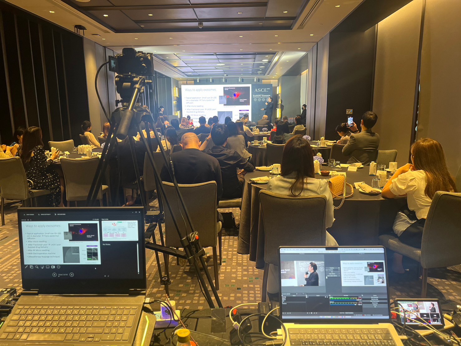 ผศ.นพ. ศุภะรุจ เลื่องอรุณ (หมอรุจ) ได้รับเชิญเป็นวิทยากร แชร์เทคนิคๆการดูแลหลุมสิว แผลเป็น ผมร่วงผมบางด้วยการใช้ Exosomes ในงานสัมมนา The Aesthetic Secret of Exosome based on Scientific Data ผศ.นพ. ศุภะรุจ เลื่องอรุณ (หมอรุจ) ได้รับเชิญเป็นวิทยากร แชร์เทคนิคๆการดูแลหลุมสิว แผลเป็น ผมร่วงผมบางด้วยการใช้ Exosomes ในงานสัมมนา The Aesthetic Secret of Exosome based on Scientific Data