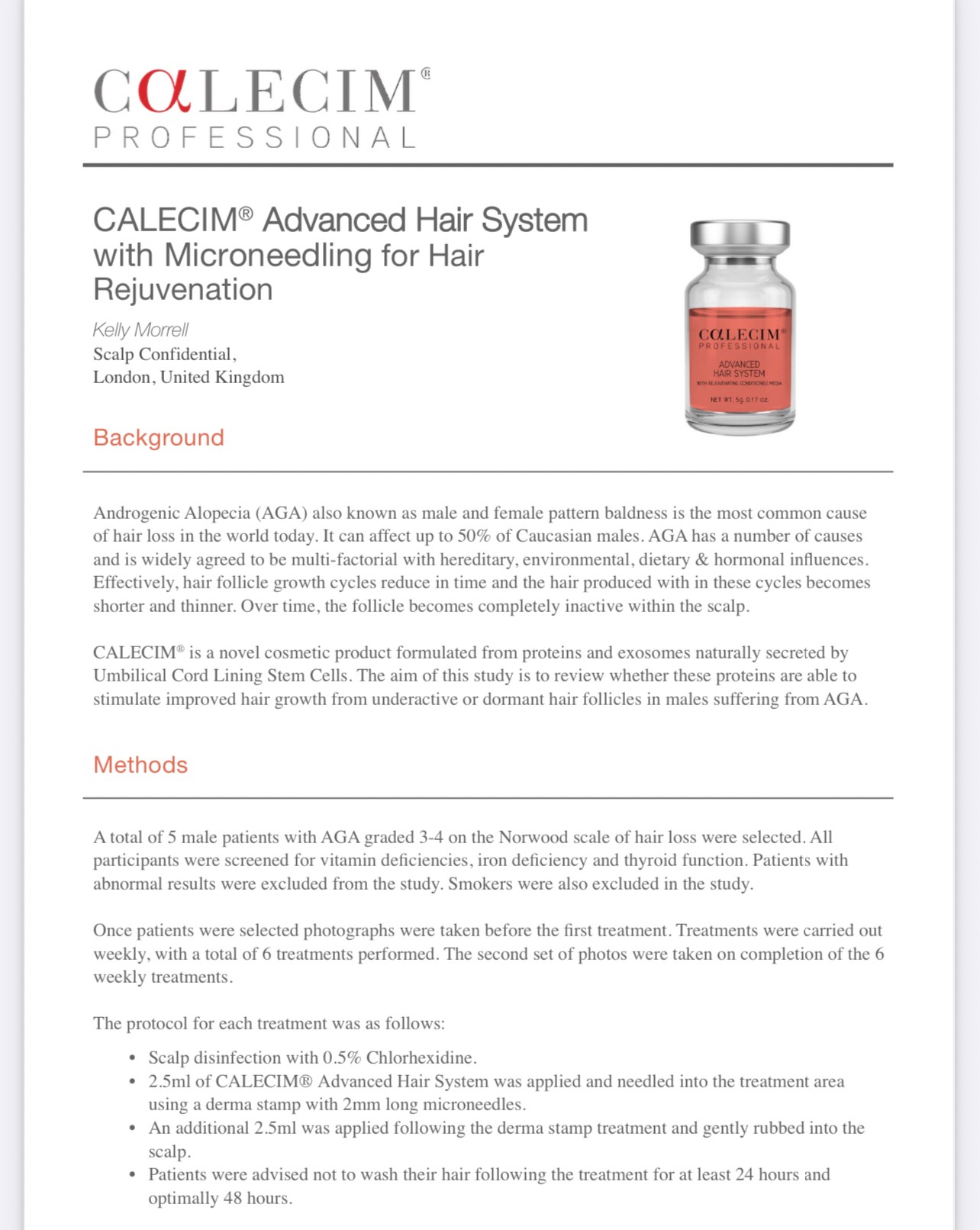 Update จากการประชุมแพทย์ผิวหนังระดับโลก WCD 2023: นวัตกรรมในการดูแลผมร่วงผมบางด้วยการใช้ Calecim Advanced Hair System Update จากการประชุมแพทย์ผิวหนังระดับโลก WCD 2023: นวัตกรรมในการดูแลผมร่วงผมบางด้วยการใช้ Calecim Advanced Hair System