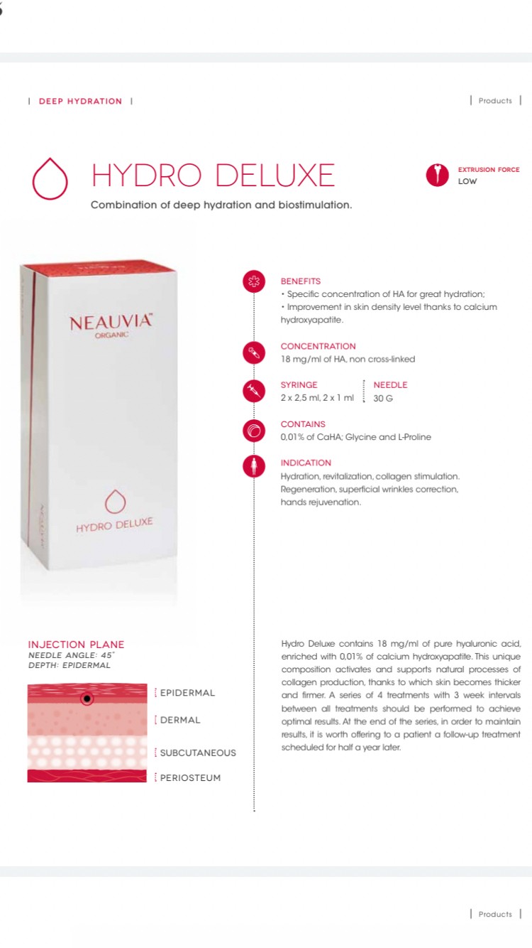 Update Skin Booster ตัวใหม่ Neauvia Hydro Deluxe: Calcium Hydroxyapatite CaHA สร้างคอลลาเจนหลุมสิว Collagen Biostimulator + Non Cross-linked Hyaluronic Acid (HA) ให้ความชุ่มชื้นผิว Skin Booster ครับ Update Skin Booster ตัวใหม่ Neauvia Hydro Deluxe: Calcium Hydroxyapatite CaHA สร้างคอลลาเจนหลุมสิว Collagen Biostimulator + Non Cross-linked Hyaluronic Acid (HA) ให้ความชุ่มชื้นผิว Skin Booster ครับ