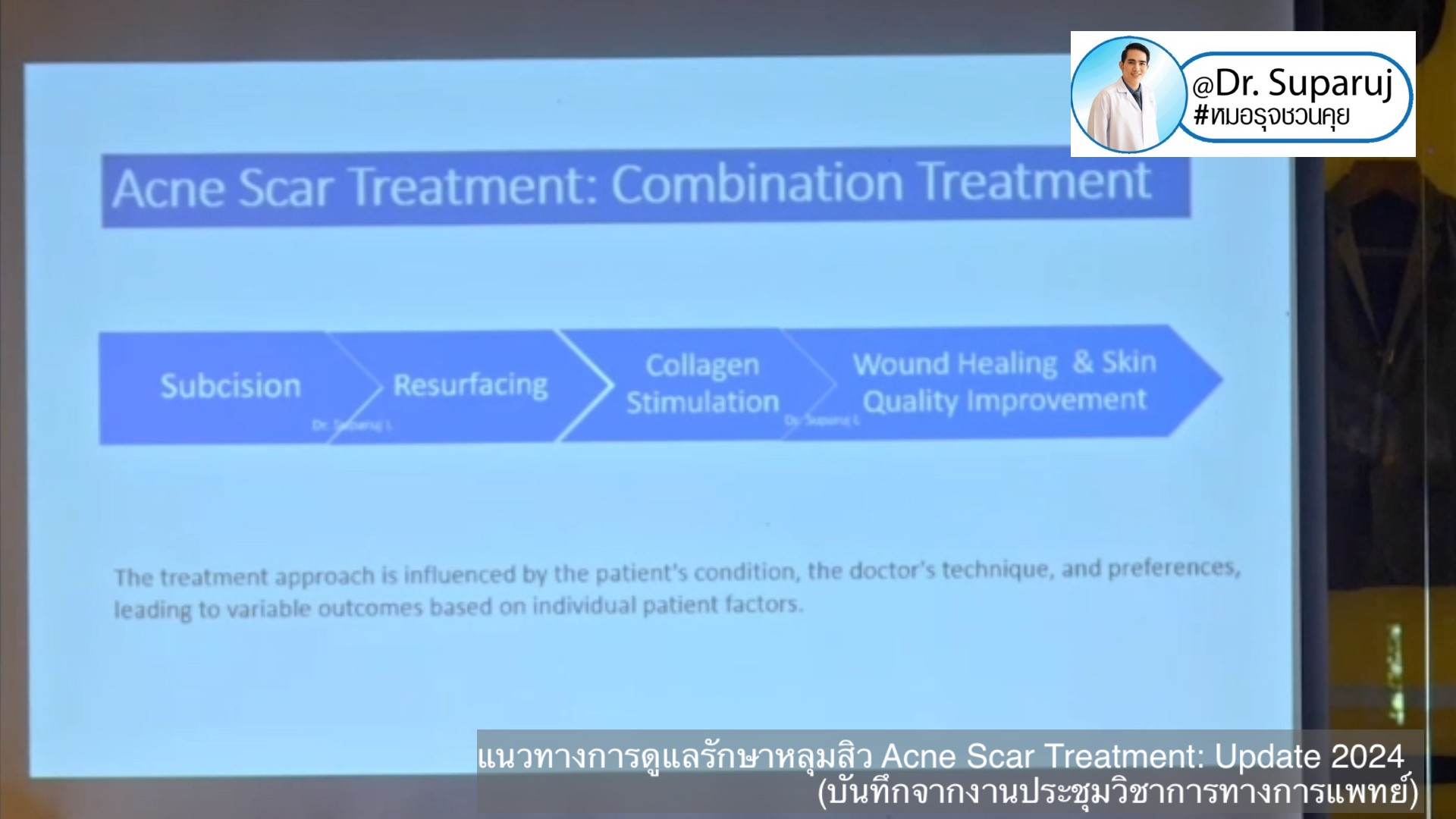 Update แนวทางการดูแลรักษาหลุมสิว Acne Scar Treatment: Update 2024 (บันทึกจากงานประชุมวิชาการทางการแพทย์ครับ) หมอมีบันทึกจากงานประชุมล่าสุดที่หมอได้รับเกียรติเป็นวิทยากรมาฝากกันครัข หมอได้สรุปเทคนิคการรักษาหลุมสิวต่างๆทั้งของเดิมและของใหม่มาฝากกัน อันนี้ตั Update แนวทางการดูแลรักษาหลุมสิว Acne Scar Treatment: Update 2024 (บันทึกจากงานประชุมวิชาการทางการแพทย์ครับ) หมอมีบันทึกจากงานประชุมล่าสุดที่หมอได้รับเกียรติเป็นวิทยากรมาฝากกันครัข หมอได้สรุปเทคนิคการรักษาหลุมสิวต่างๆทั้งของเดิมและของใหม่มาฝากกัน อันนี้ตั