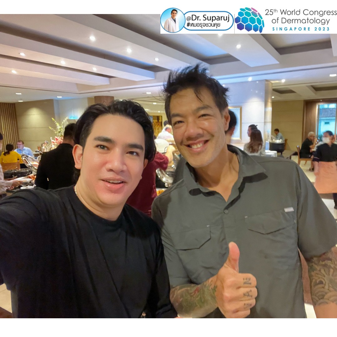 หมอรุจได้เข้าร่วมประชุม และนำเสนอผลงานวิจัยด้านการรักษาหลุมสิวแผลเป็นผมร่วงผมบาง ในงานประชุมแพทย์ผิวหนังระดับโลก World Congress of Dermatology WCD2023 ที่ประเทศสิงคโปร์ครับ หมอรุจได้เข้าร่วมประชุม และนำเสนอผลงานวิจัยด้านการรักษาหลุมสิวแผลเป็นผมร่วงผมบาง ในงานประชุมแพทย์ผิวหนังระดับโลก World Congress of Dermatology WCD2023 ที่ประเทศสิงคโปร์ครับ