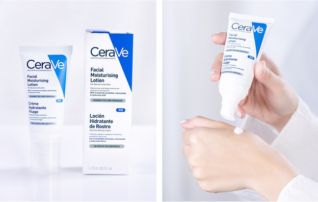 Cerave PM Facial Moisturizing Cream PM ครีมบำรุงผิว เซราวี ดูแลปัญหาผิวมัน สิว DeMed Clinic