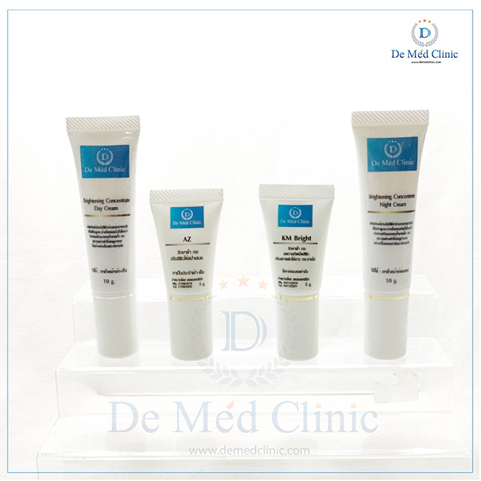  DeMed Melasma Care Set  / ชุดผลิตภัณฑ์ดูแลปัญหาฝ้า จุดด่างดำ by DeMed Clinic   ดูแลปัญหาฝ้ากระจุดด่างดำ ช่วยให้รอยดำจางลง อ่อนโยนปลอดภัย