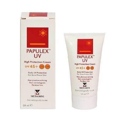ห้ามพลาด Papulex UV High Protection Cream SPF 47 UVA/UVB พาพูแล็กซ์ ยูวี ไฮ โพรเทคซัน ครีม เอสพีเอฟ 47 #ครีมกันแดด รักษาสิว 50 ml