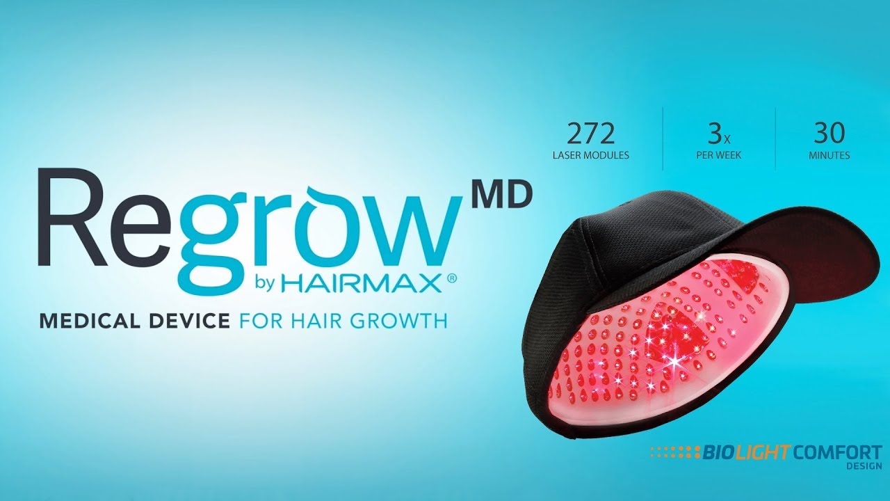 HairMax Regrow MD Laser 272 หมวกเลเซอร์กระตุ้นรากผม ใหม่ล่าสุด*** ราคา ปกติ 79,900 บาท พิเศษราคา 59,900 บาท  **พิเศษเฉพาะที่ DeMed Clinic เท่านั้น