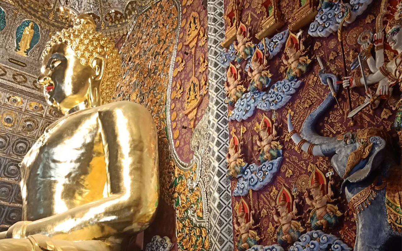 ออกแบบ วัดศรีดอนมูล สารภี เชียงใหม่ Watsridonmoon Chiang Mai