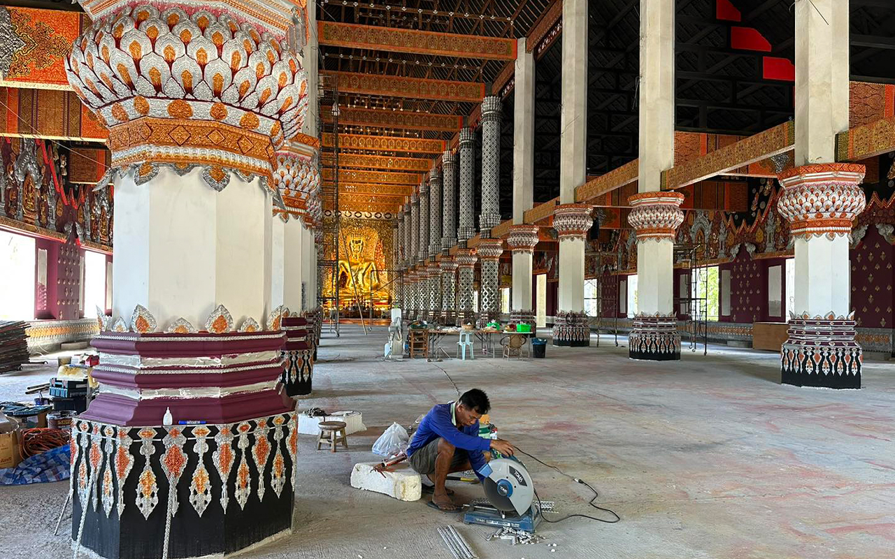 ออกแบบ วัดศรีดอนมูล สารภี เชียงใหม่ Watsridonmoon Chiang Mai