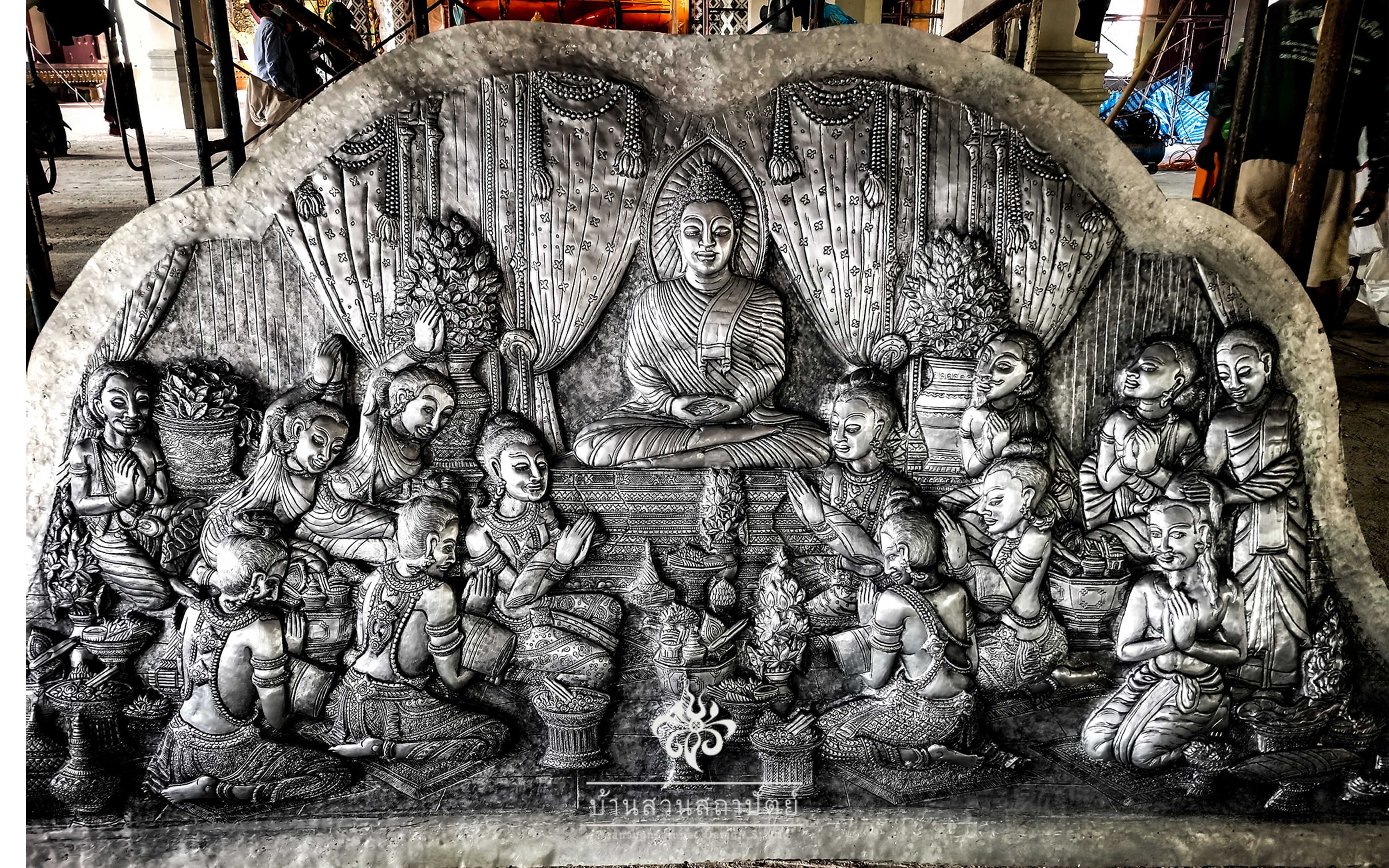 ออกแบบ วัดศรีดอนมูล สารภี เชียงใหม่ Watsridonmoon Chiang Mai