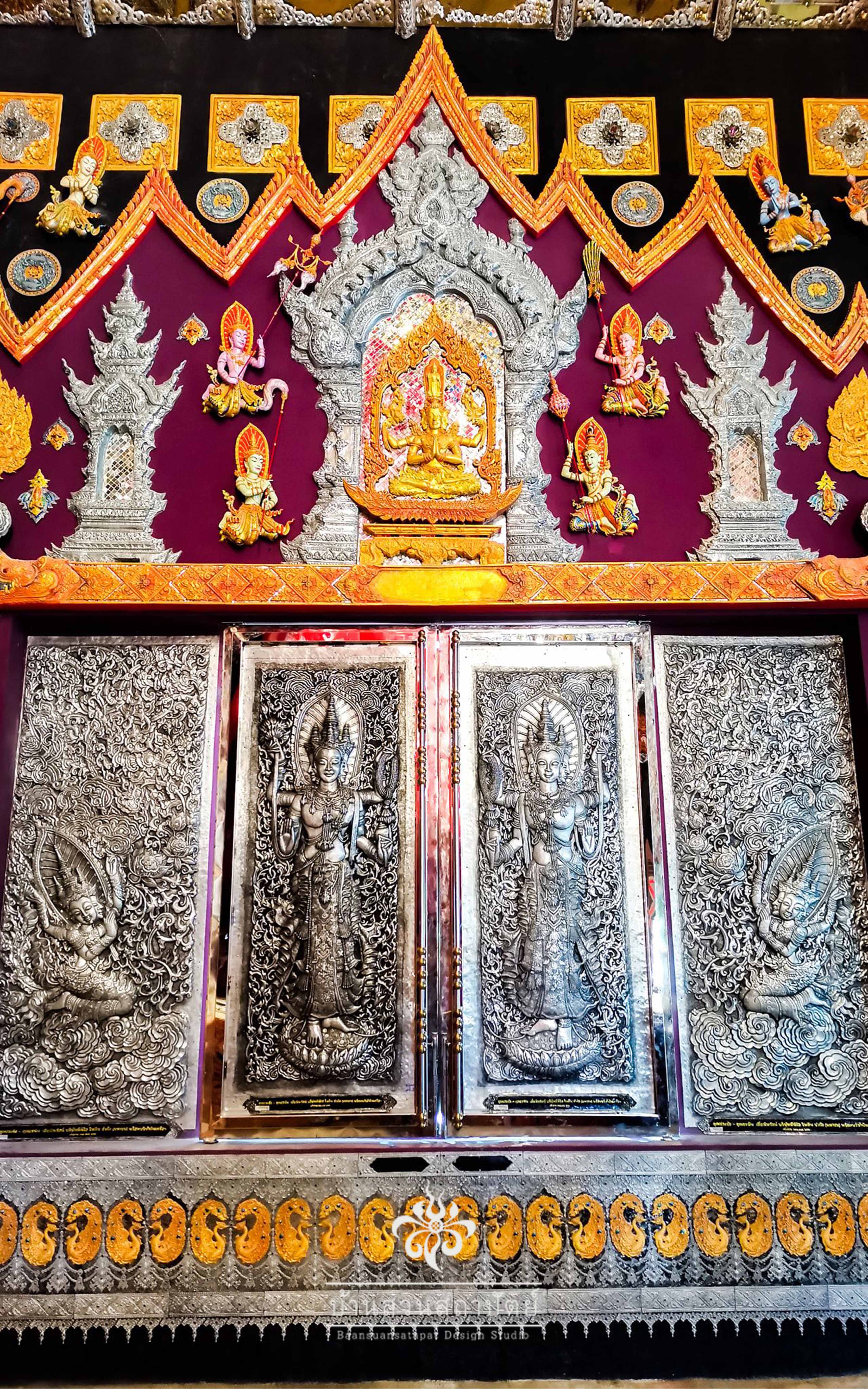 ออกแบบ วัดศรีดอนมูล สารภี เชียงใหม่ Watsridonmoon Chiang Mai