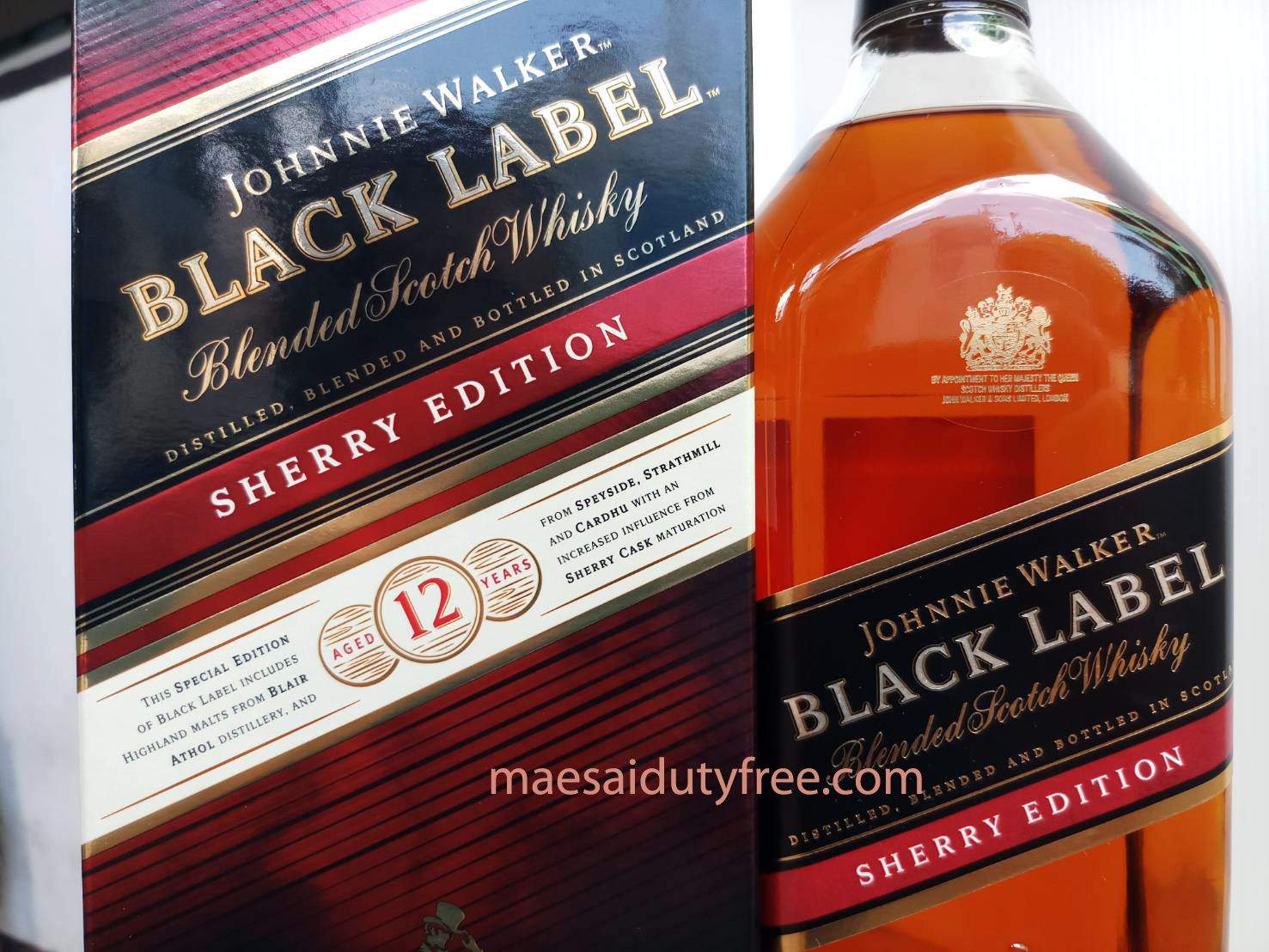 Johnnie Walker Black Sherry (1L) 40% - Maesaidutyfree