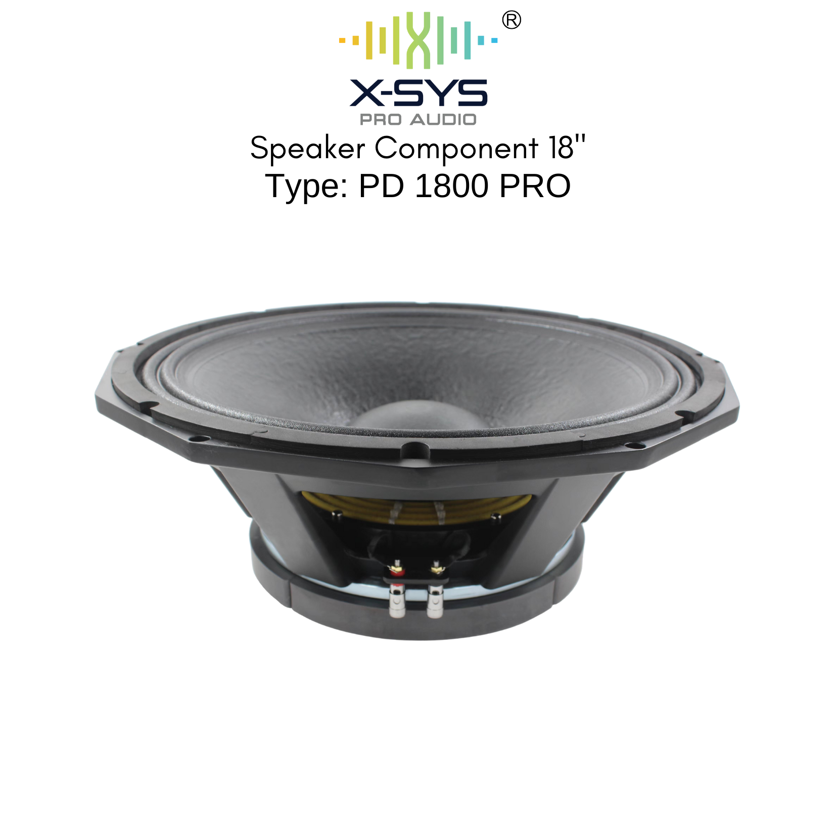 SPEAKER COMPONENT XSYS 18 INCH TYPE PD1800PRO