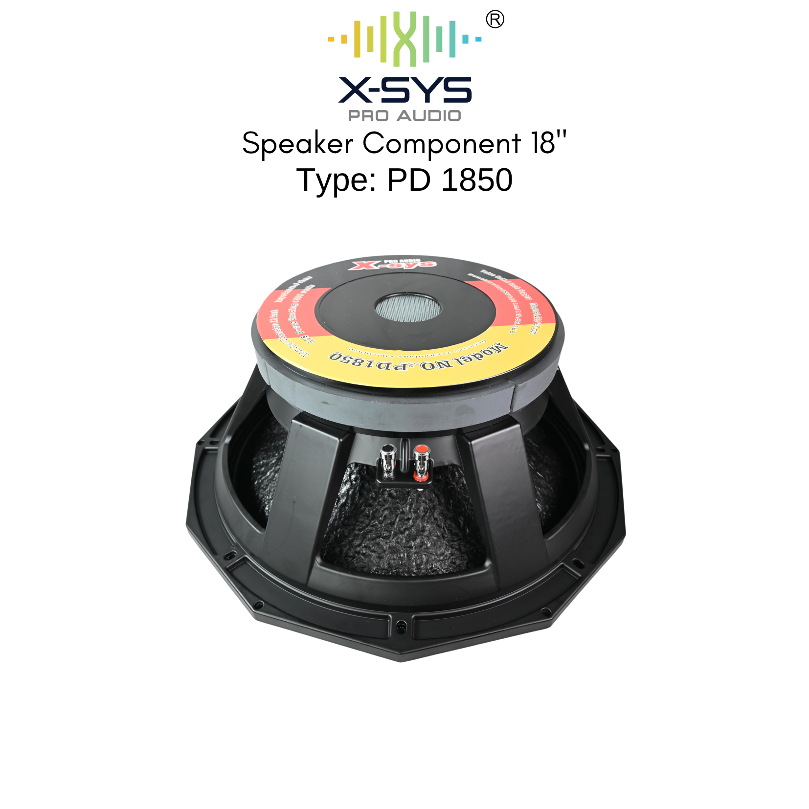 SPEAKER COMPONENT XSYS 18Inch TYPE PD1850