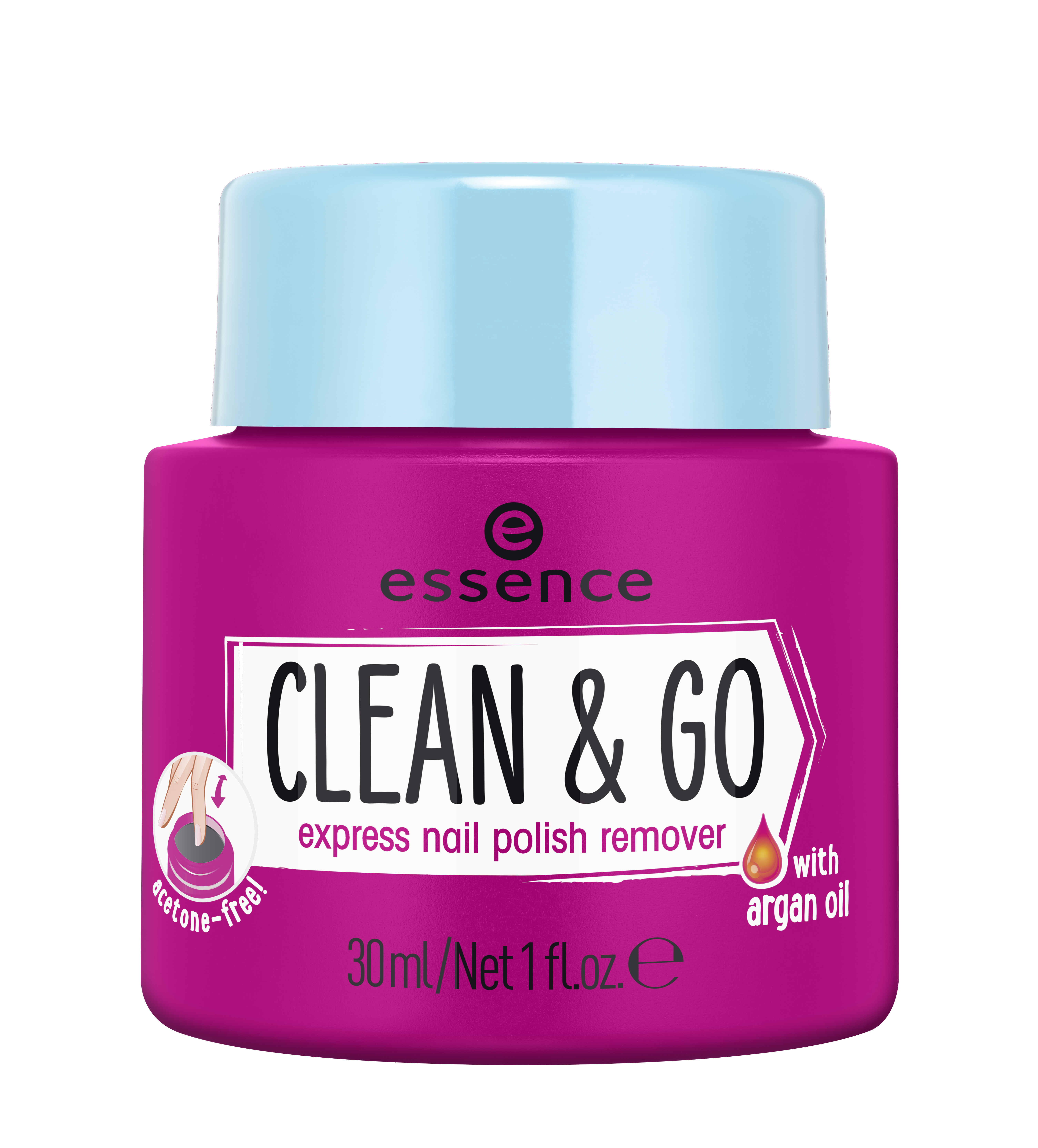 ess. clean & go express nail polish remover