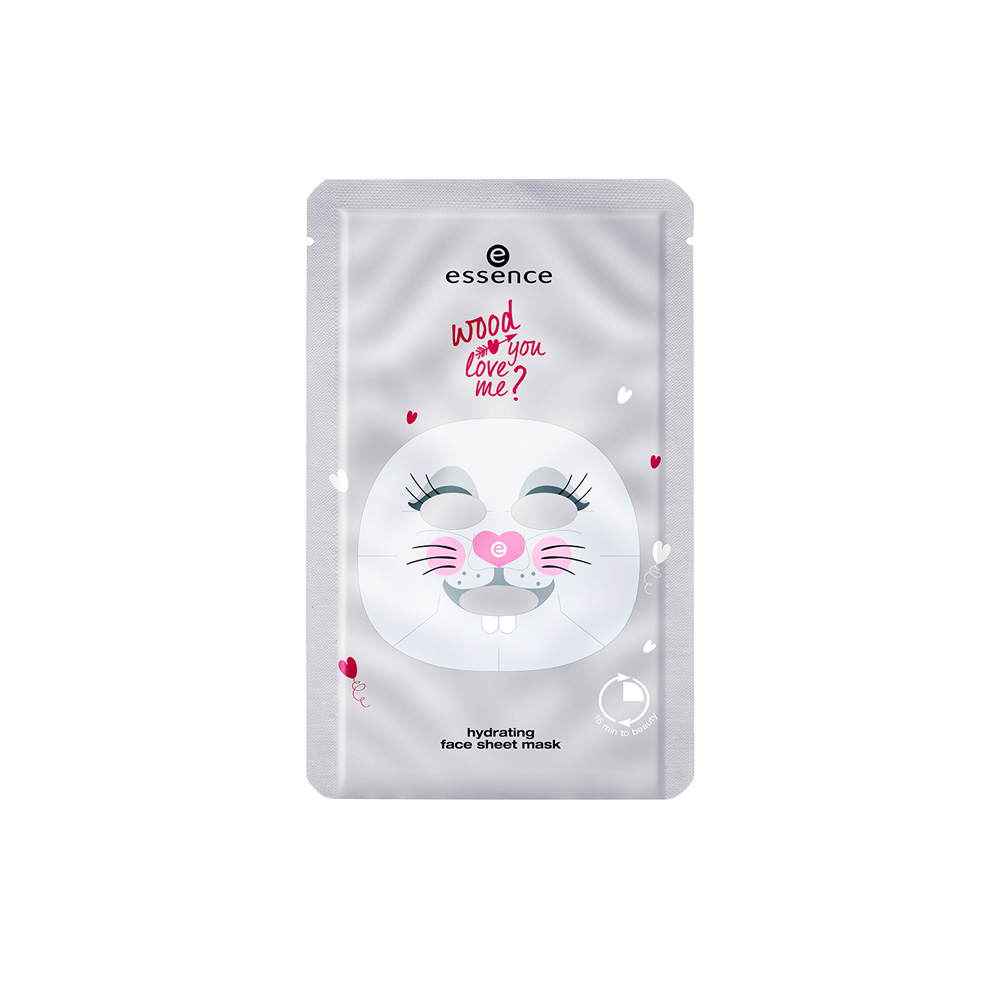 essence wood you love me? hydrating face sheet mask 01