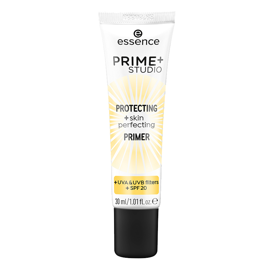 essence PRIME+ STUDIO PROTECTING +skin perfecting PRIMER - เอสเซนส์ไพรม์+สตูดิโอโพรเท็คติ้ง+สกินเพอร์เฟ็คติ้งไพรม์เมอร์