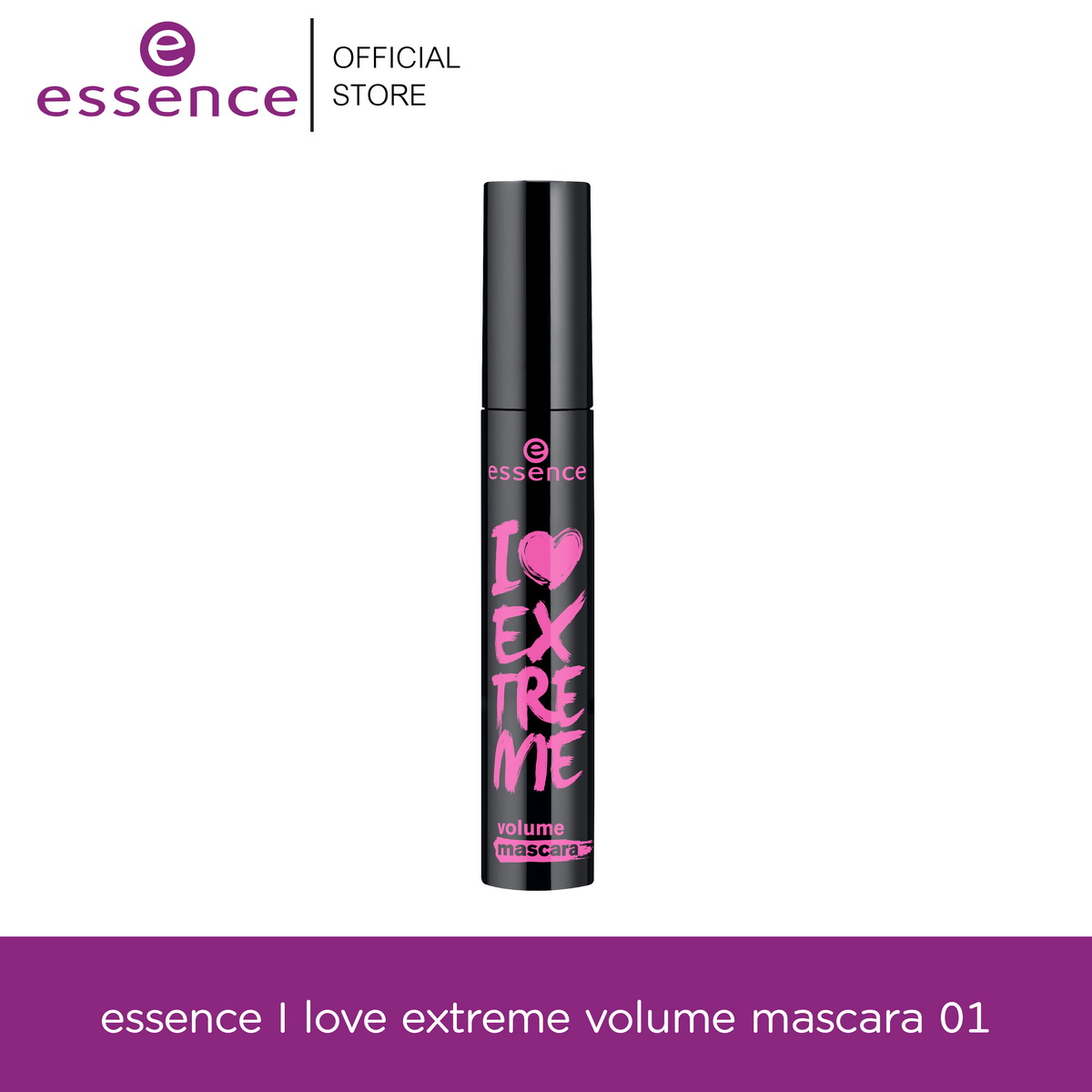 essence I love extreme - volume mascara 01 - เอสเซนส์ไอเลิฟเอ็กซ์ตรีมวอลุ่มมาสคาร่า 01