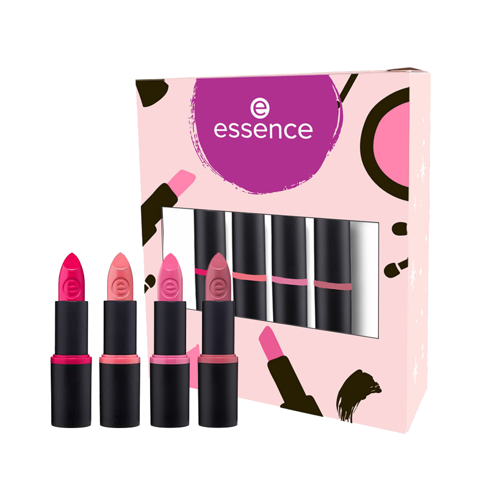 essence longlasting lipstick set 3