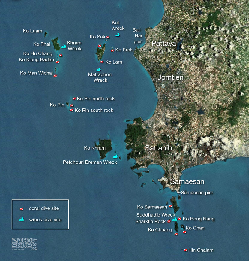 Dive site in Pattaya Dive site in Pattaya
