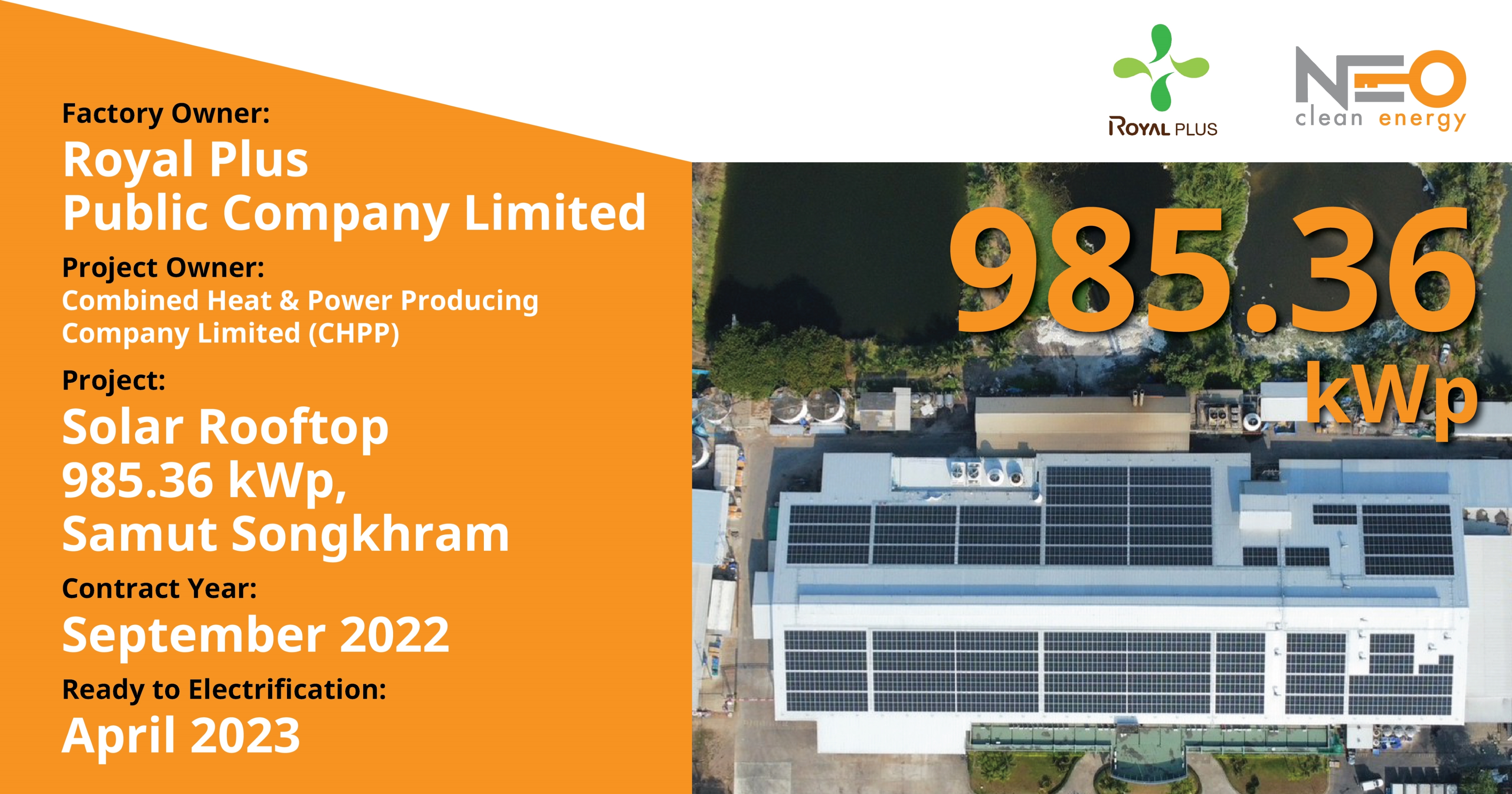 EPC โซลาร์เซลล์ครบวงจร โซลาร์ฟาร์ม-รูฟท็อป-ลอยน้ำ | NEO Clean Energy