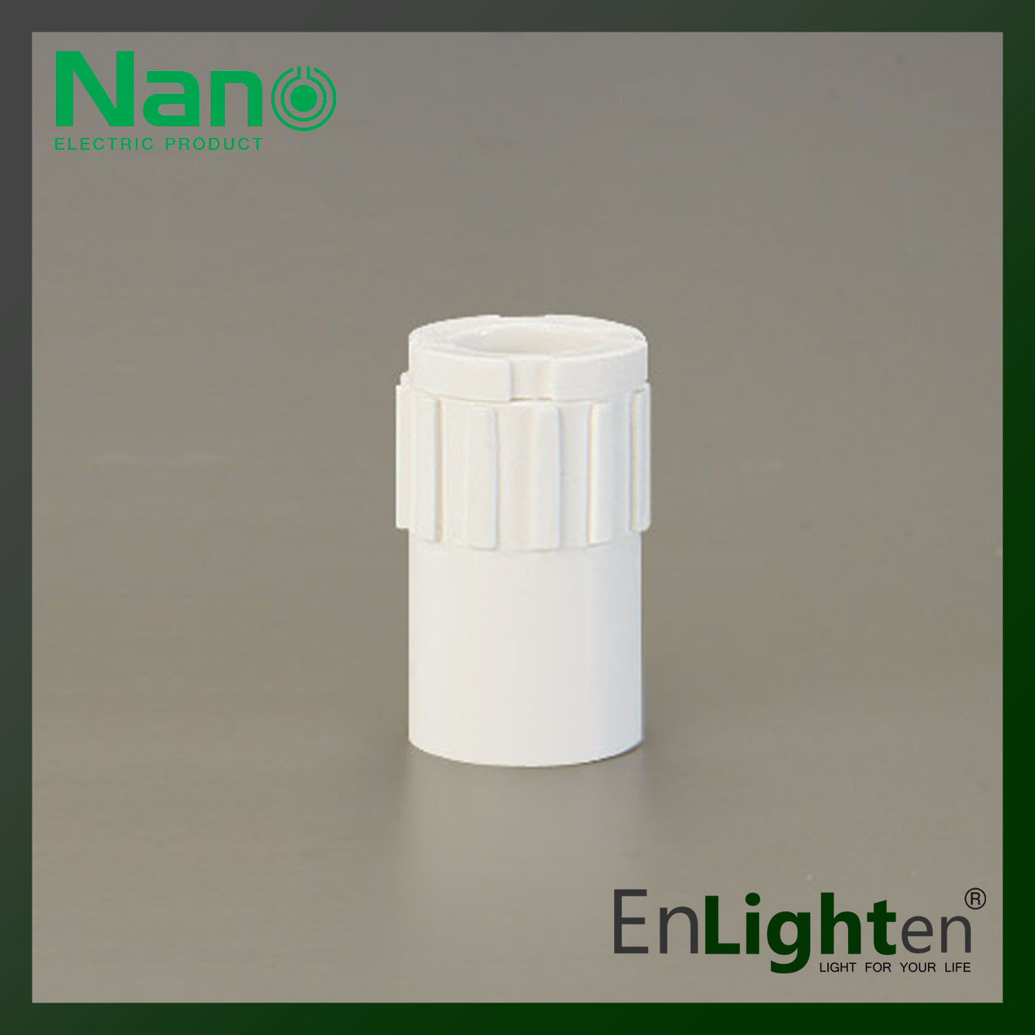 ข้อต่อกล่อง PVC 16 MM. NANO (สีขาว) NNCN16W