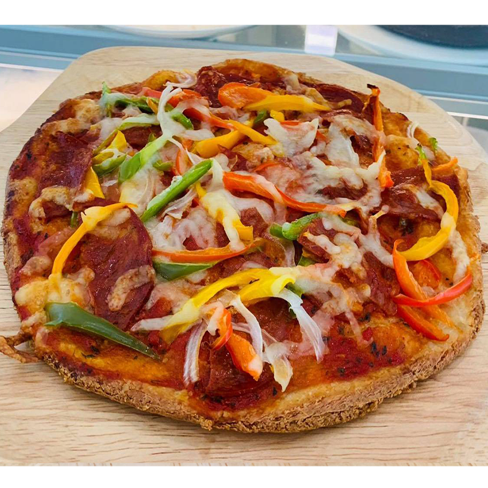 Keto Spanish Chorizo Pizza