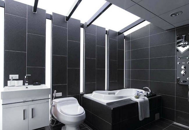 Black&White Mood แต่งห้องน้ำให้สวยเดิร์น ในโทนขาว-ดำ 